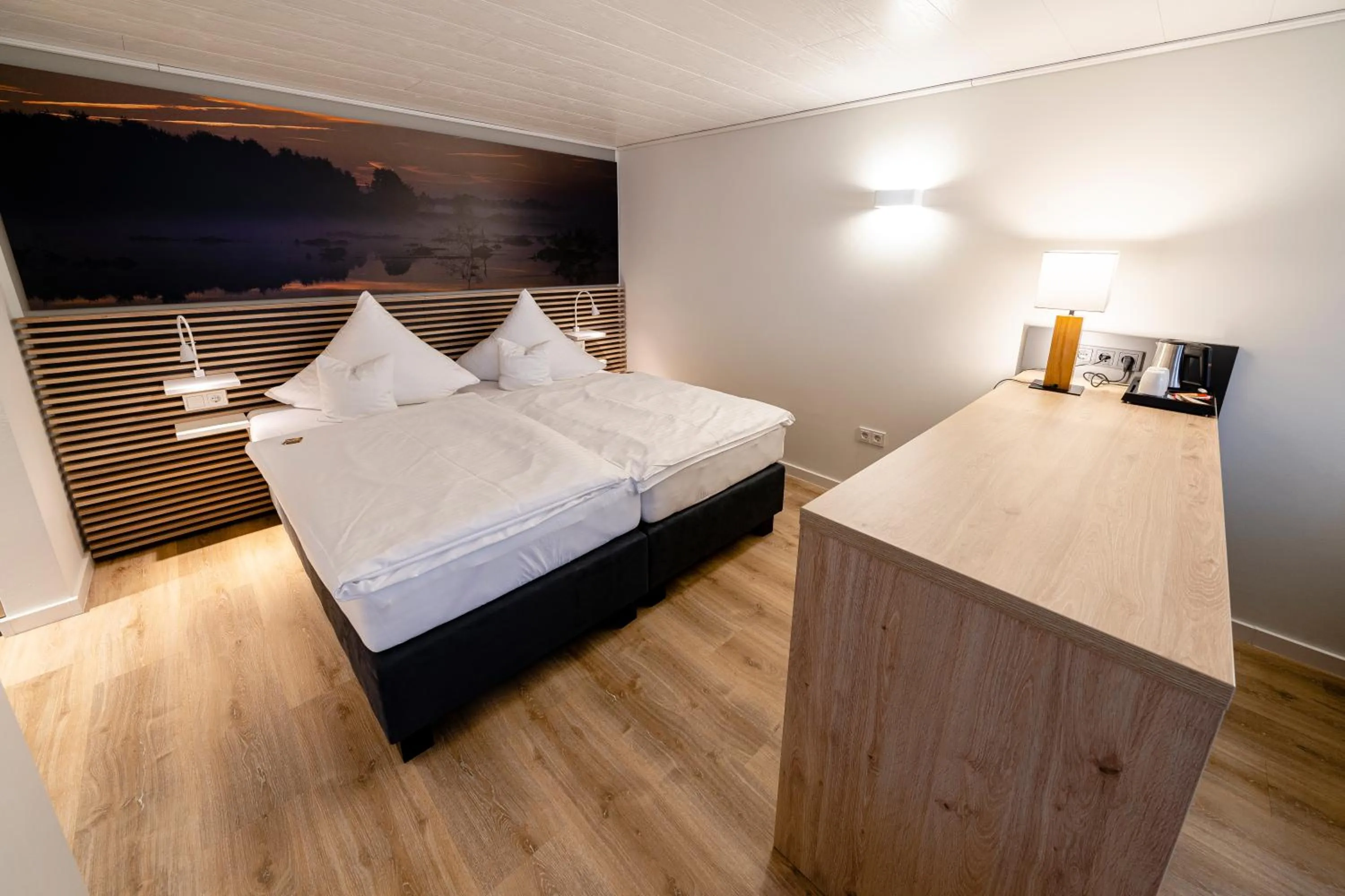 Bed in Hotel Restaurant Kloppendiek