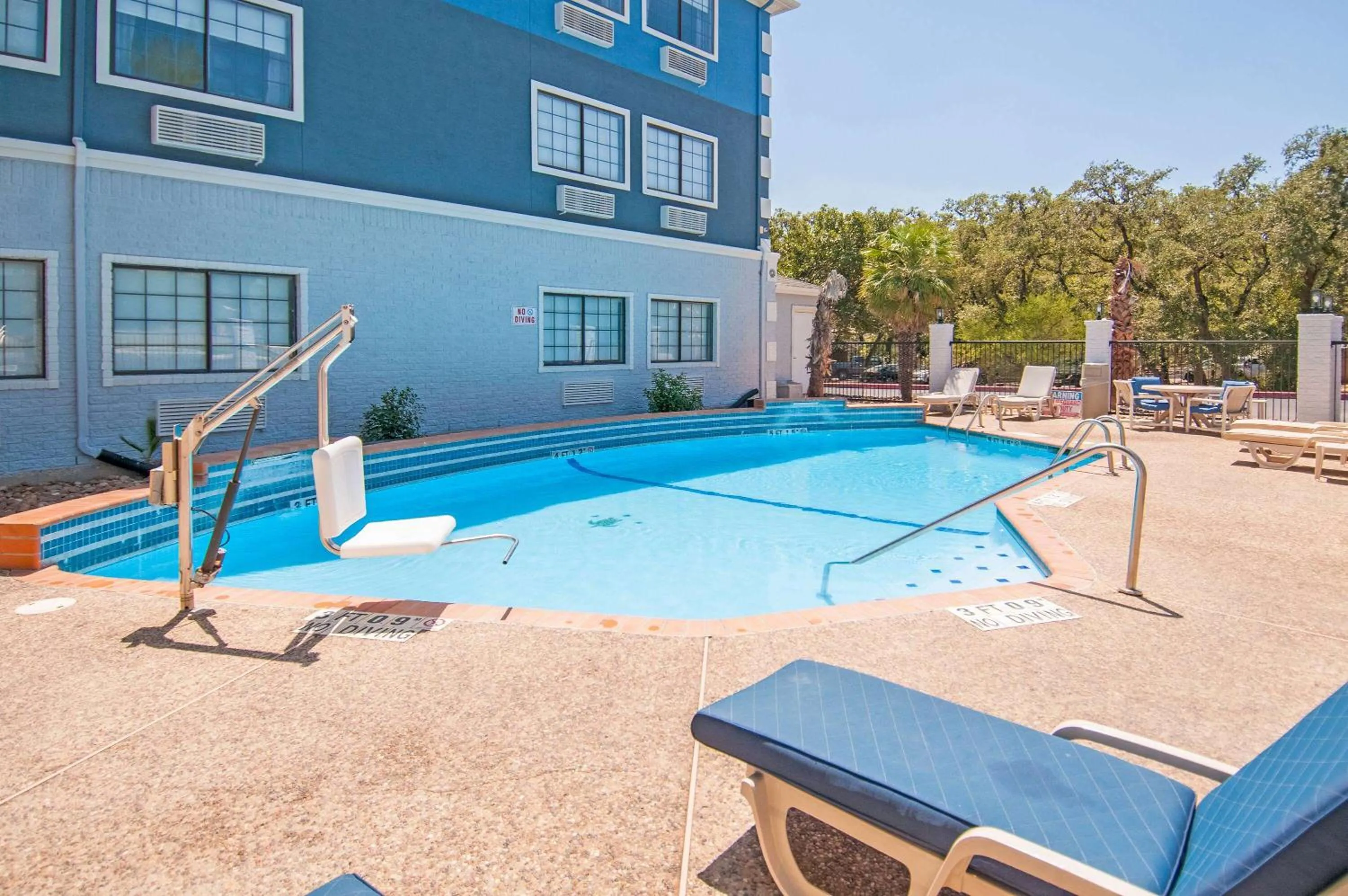 Pool view in Days Inn & Suites by Wyndham San Antonio North/Stone Oak