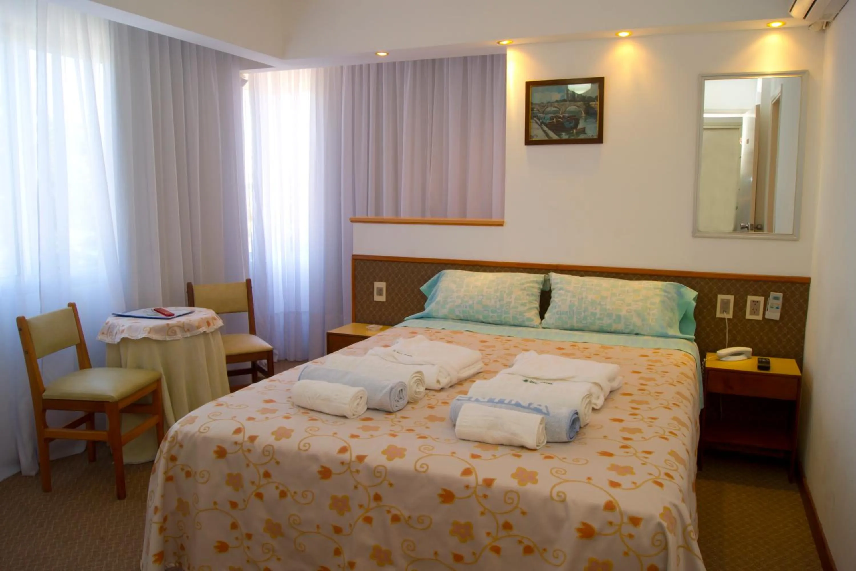 Bed in Hotel Argentina