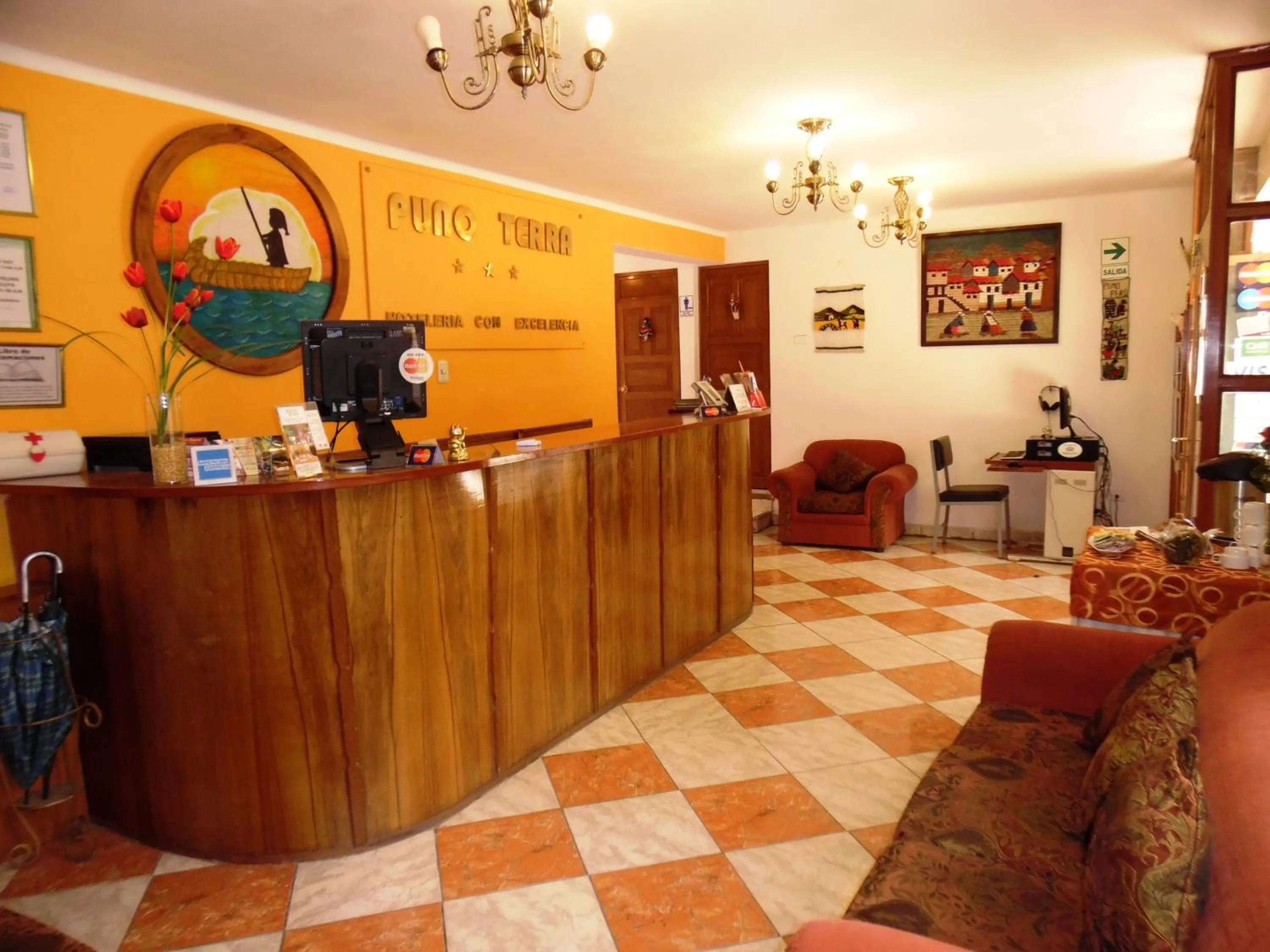 Lobby or reception in Hotel Puno Terra