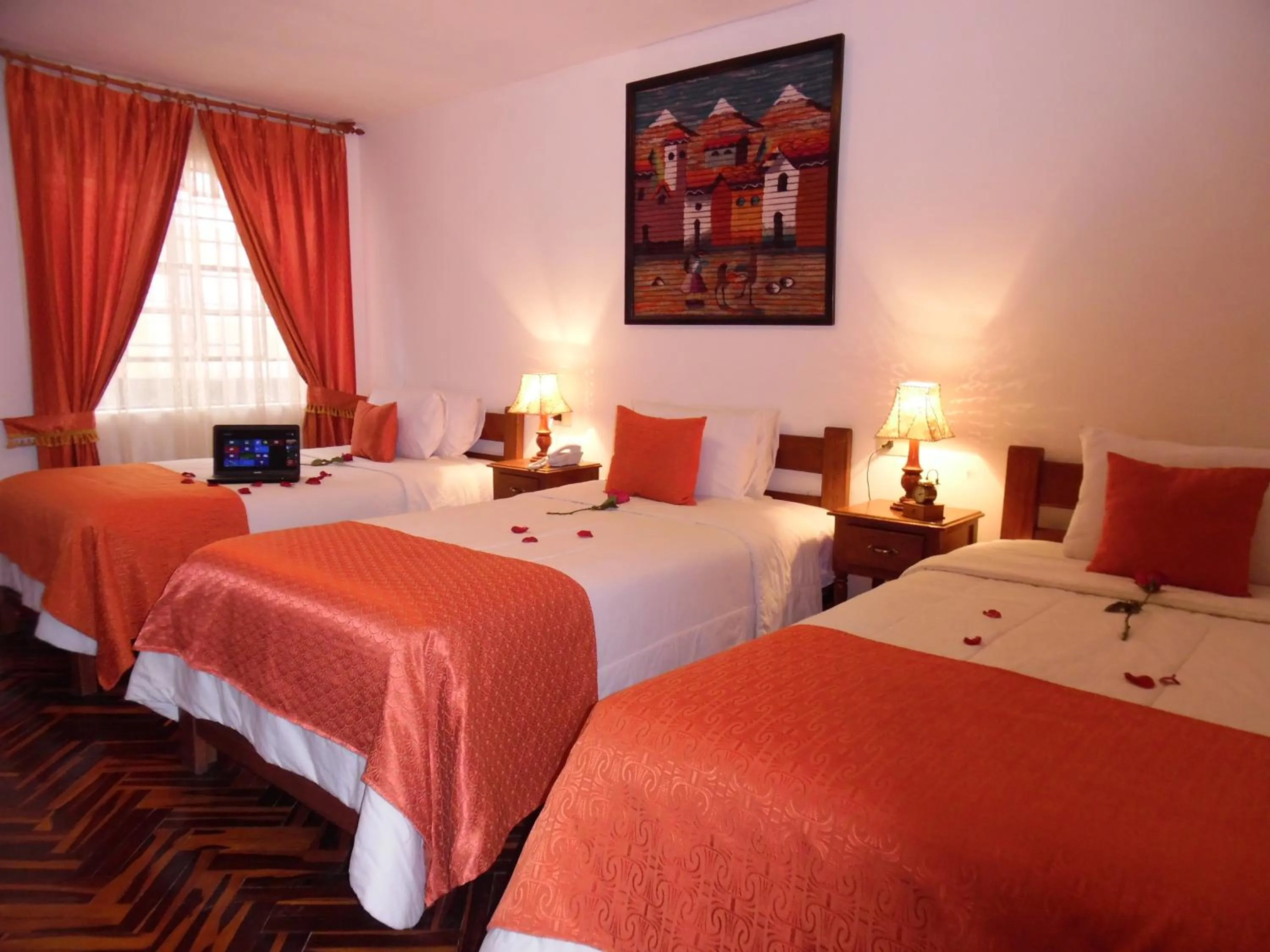 Bed in Hotel Puno Terra