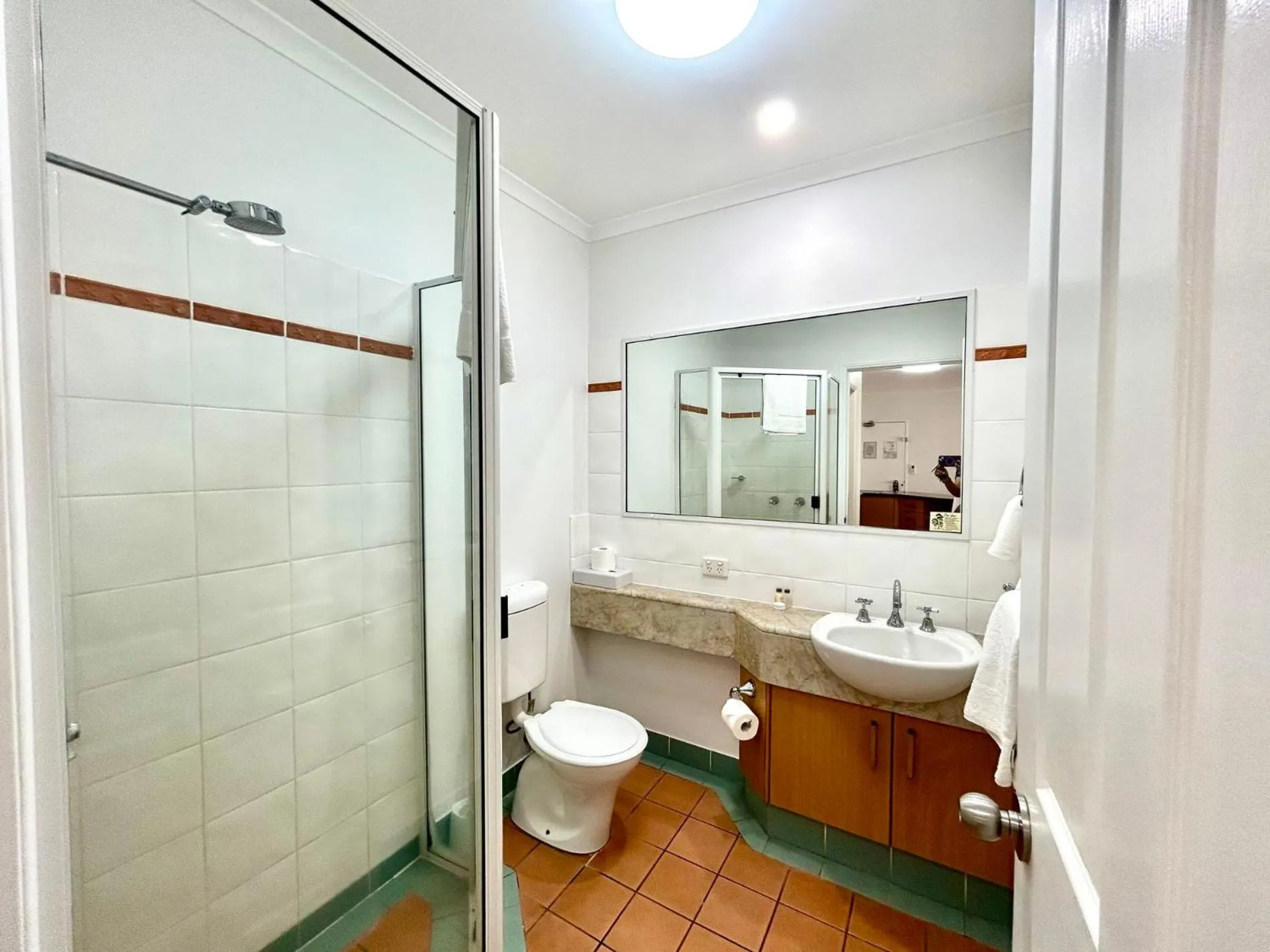 Bathroom in Mid City Luxury Suites