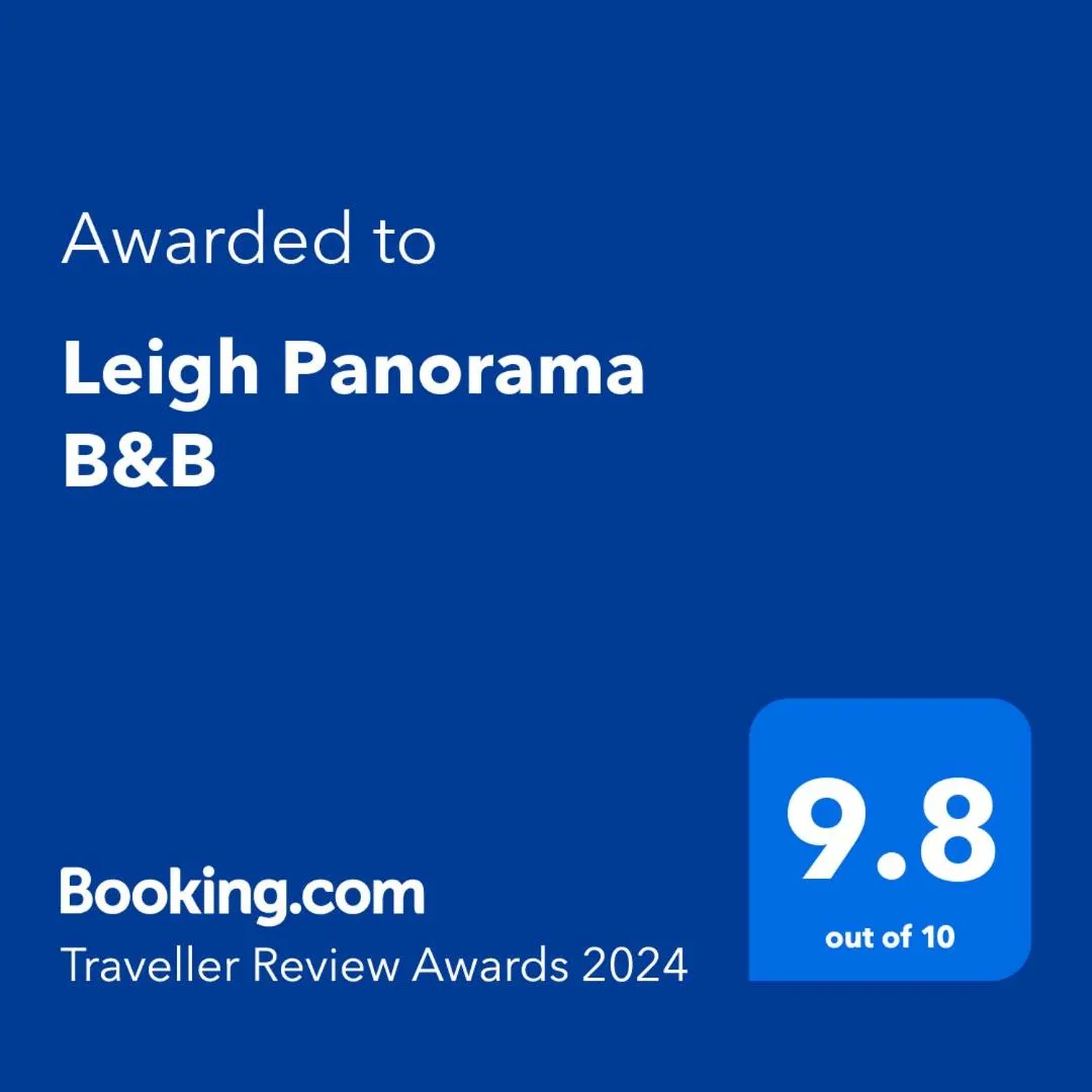 Certificate/Award in Leigh Panorama B&B