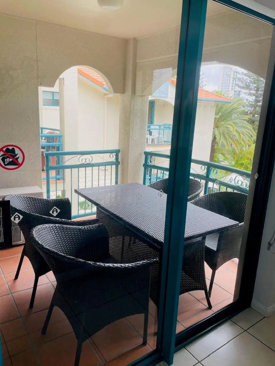 Balcony/Terrace in Aruba Beach Resort