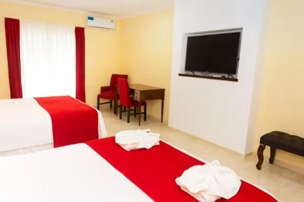 Bed in Hotel San Carlos