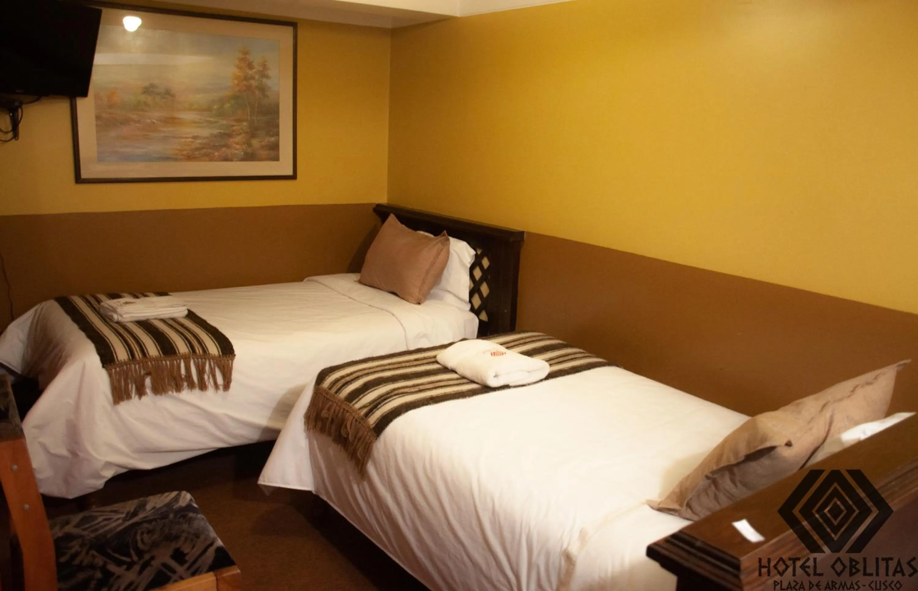 Bed in Hotel Oblitas Plaza de Armas Cusco