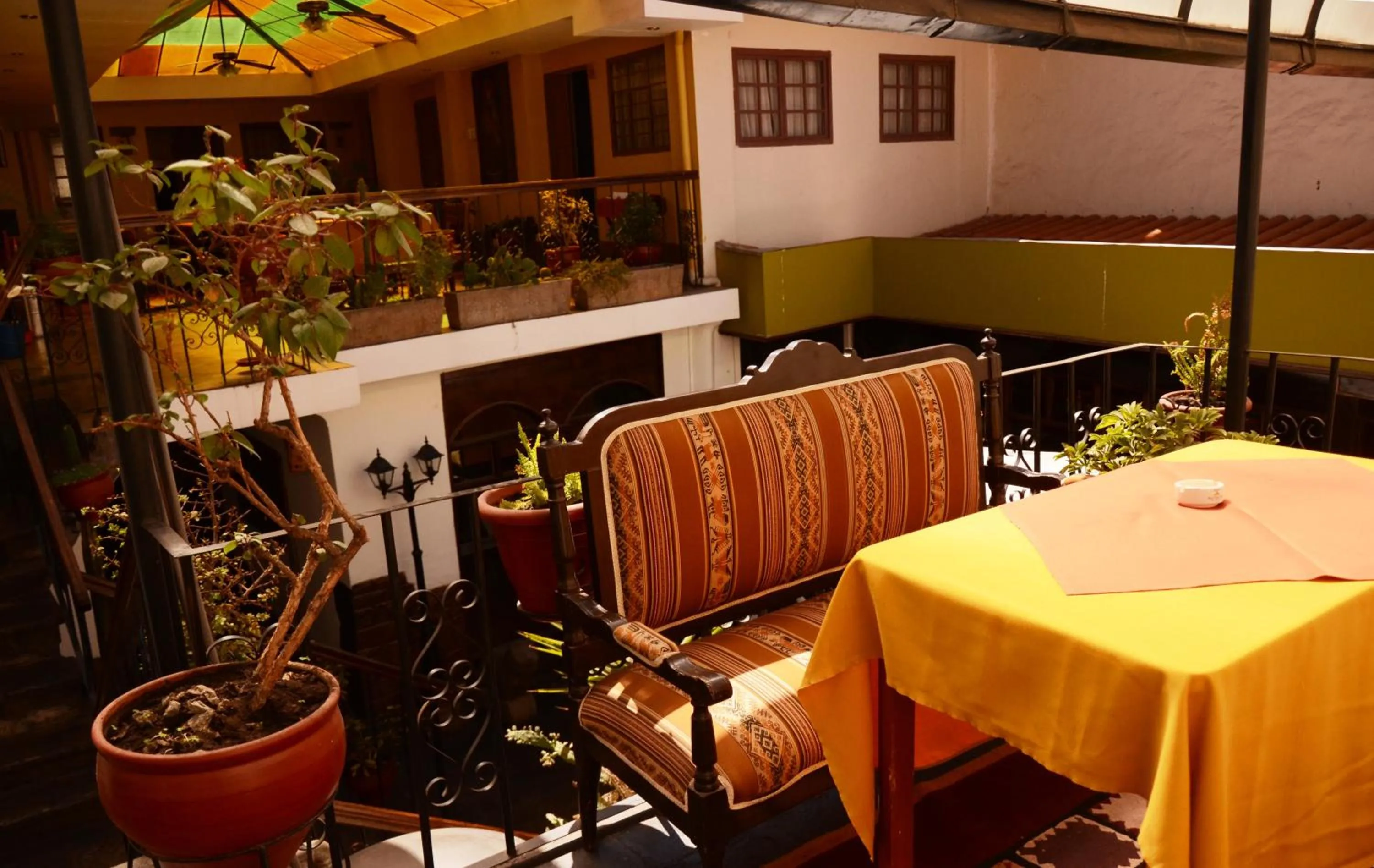 Balcony/Terrace in Hotel Oblitas Plaza de Armas Cusco