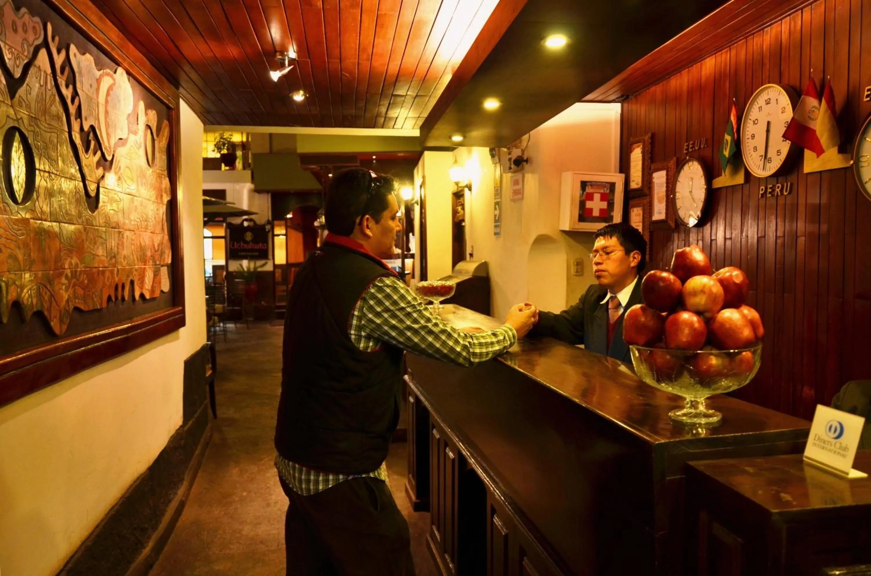 People in Hotel Oblitas Plaza de Armas Cusco