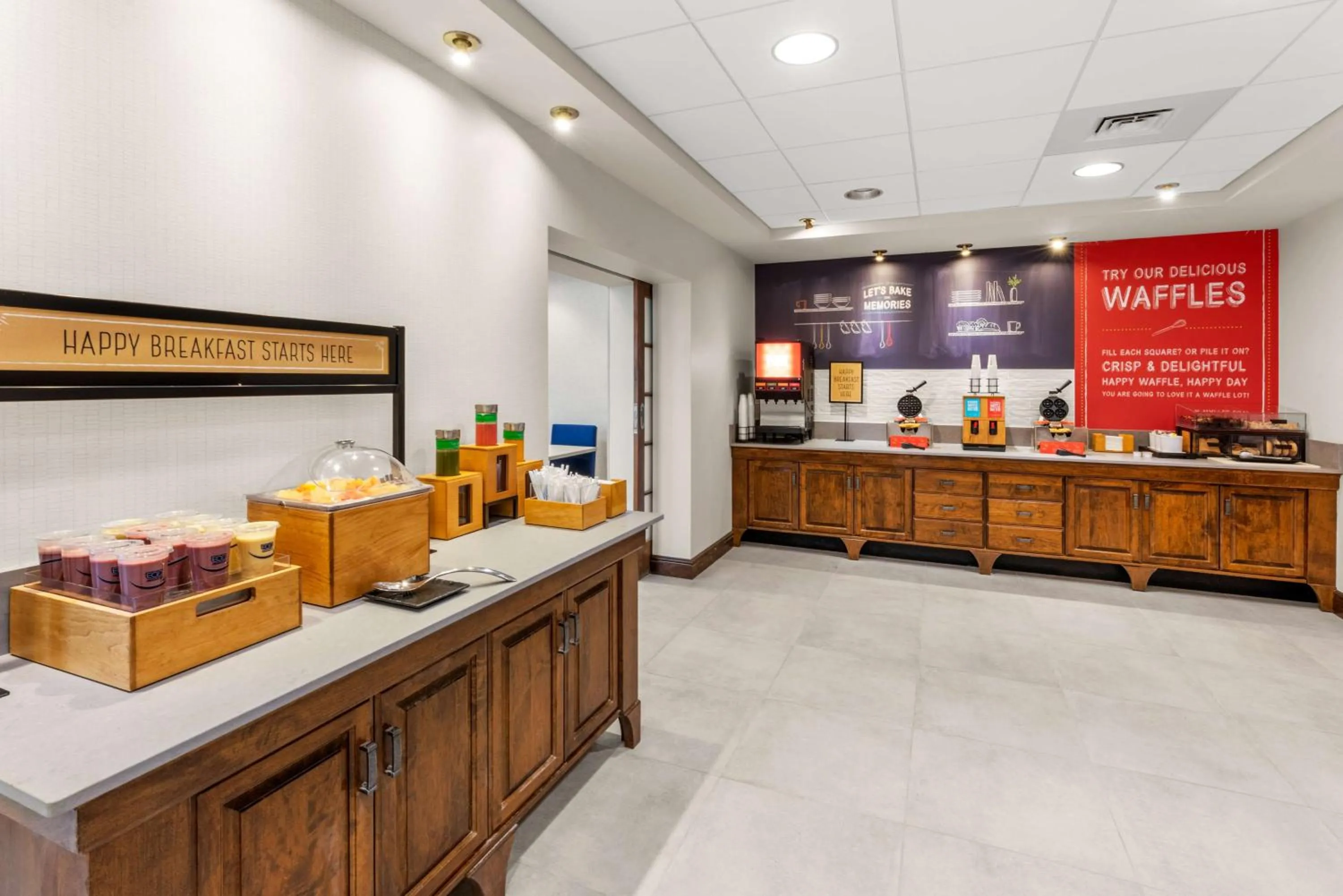 Breakfast in Hampton Inn & Suites Fairbanks