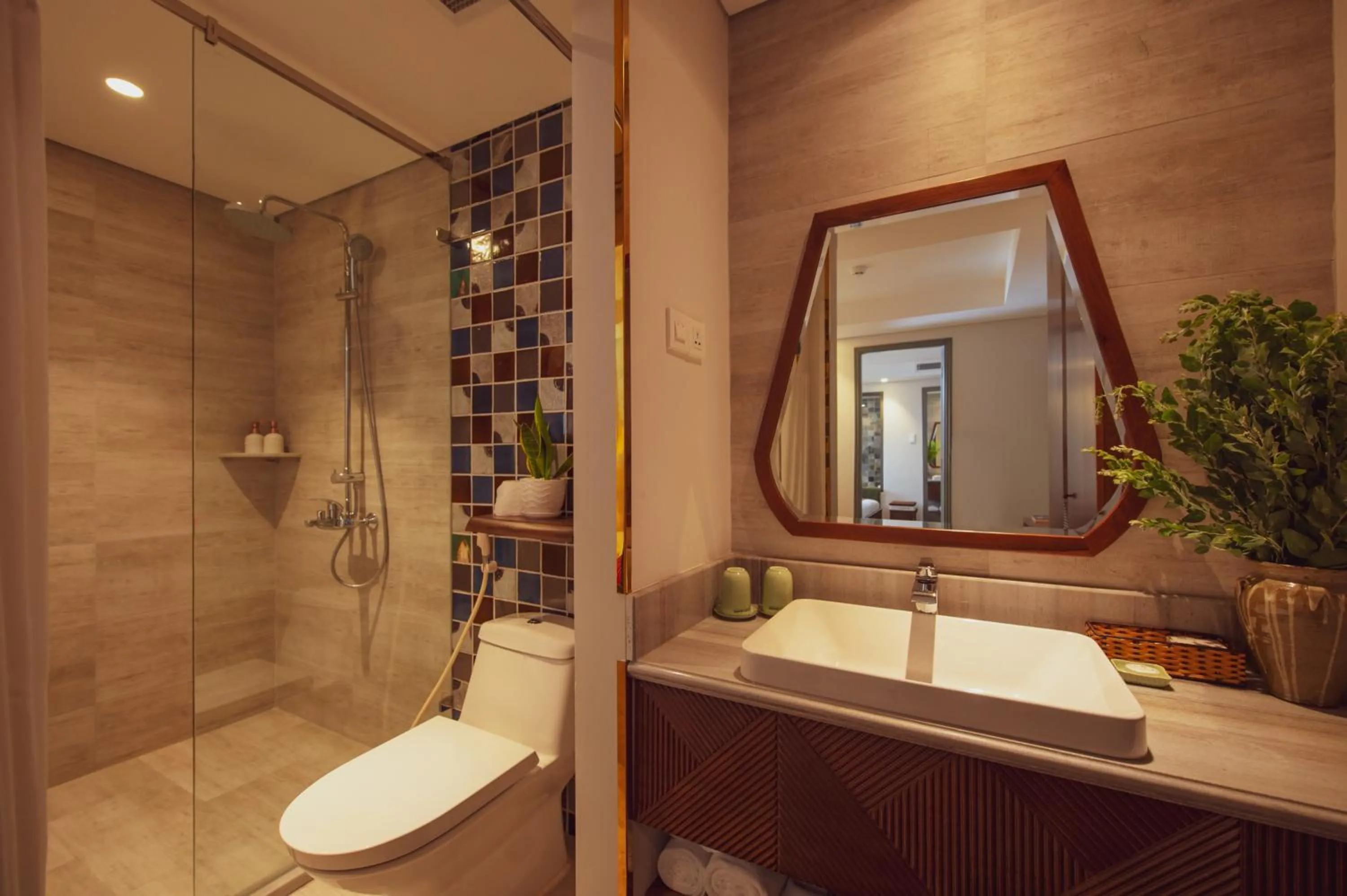 Open Air Bath in Au Lac Legend Hotel