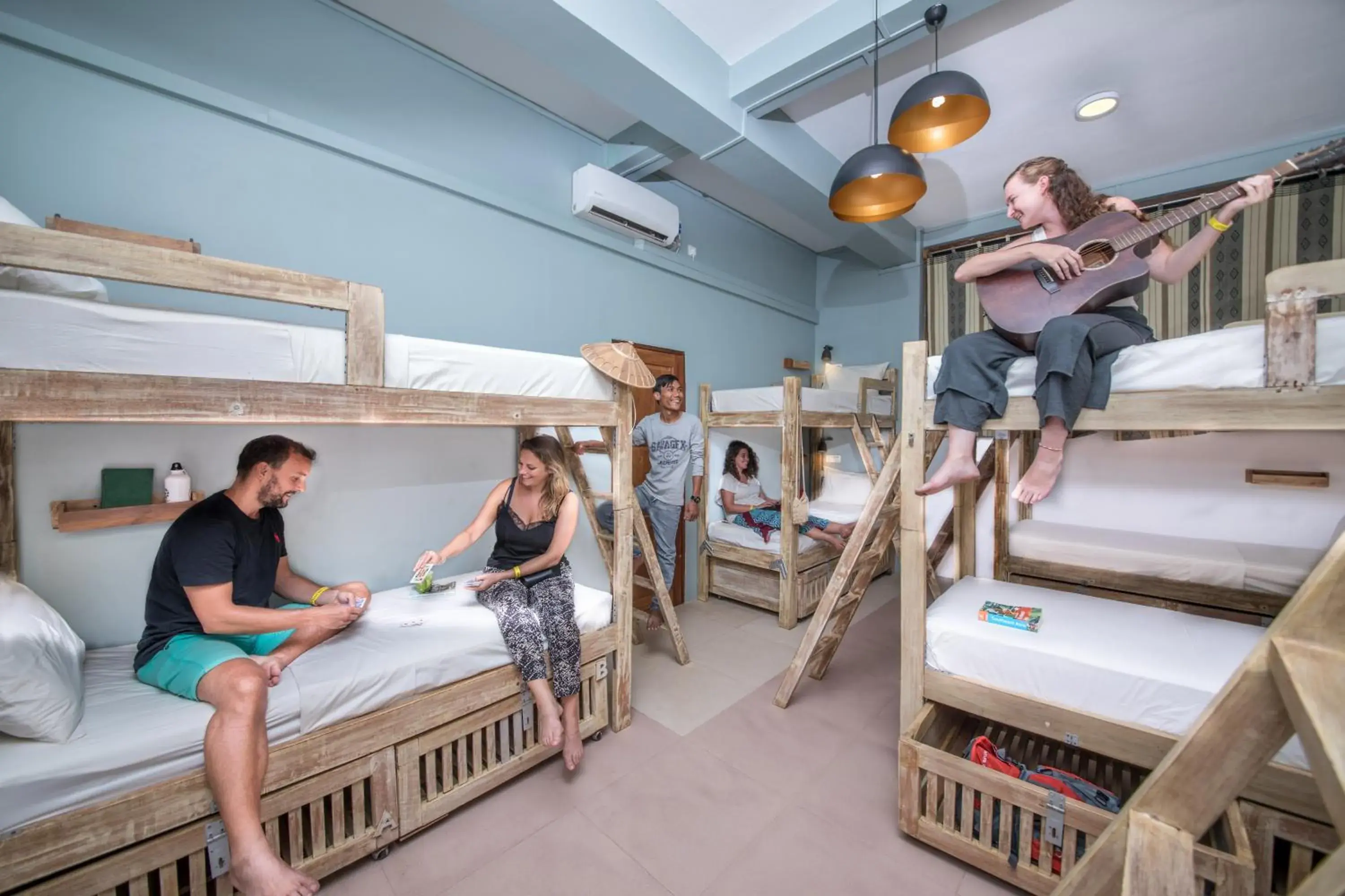 Bed in 10-Bed Mixed Dormitory Room in Ostello Bello Bagan Pool Bed in 10-Bed Mixed Dormitory Room in Ostello Bello Bagan Pool