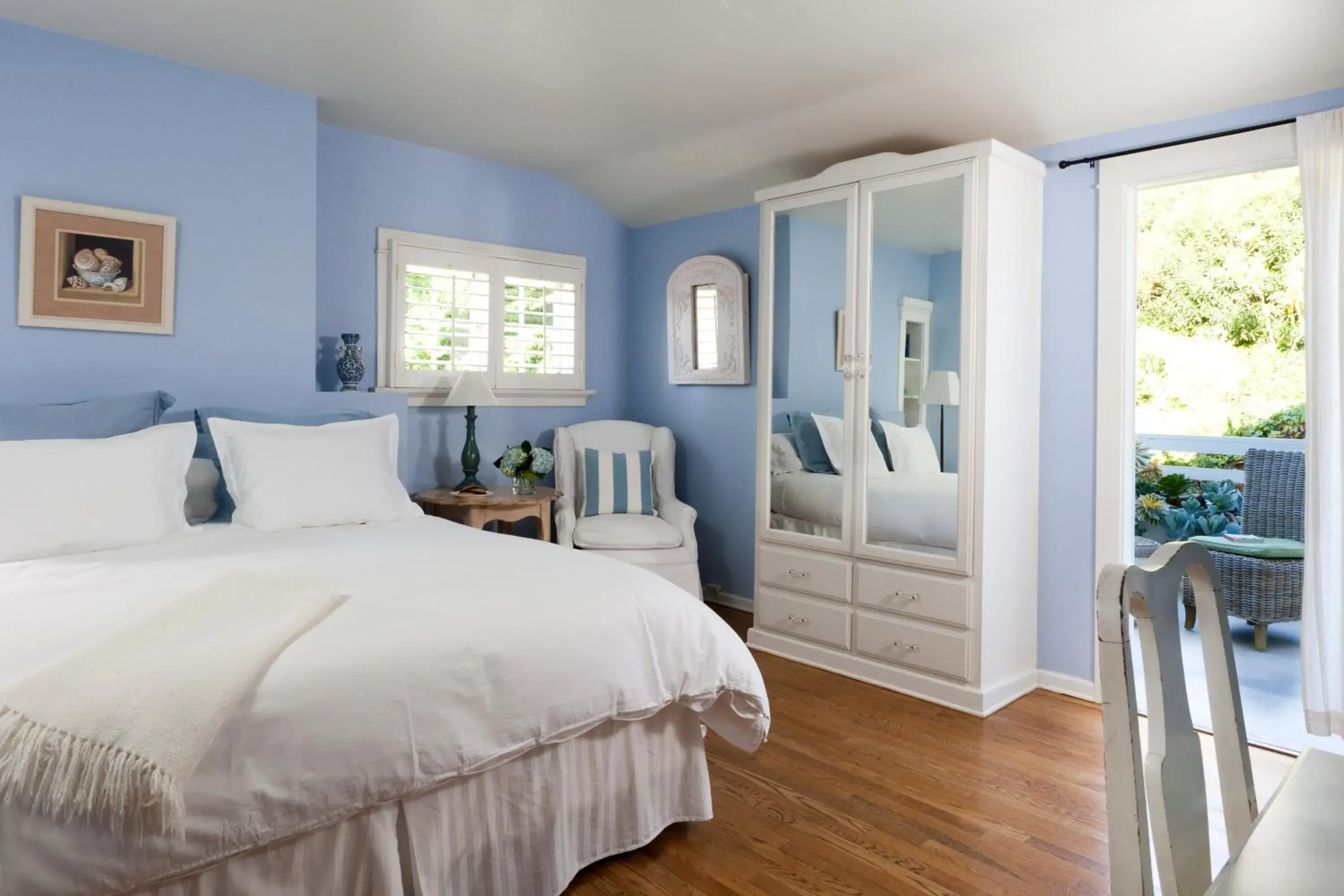 King + Balcony in Channel Road Inn, A Four Sisters Inn King + Balcony in Channel Road Inn, A Four Sisters Inn