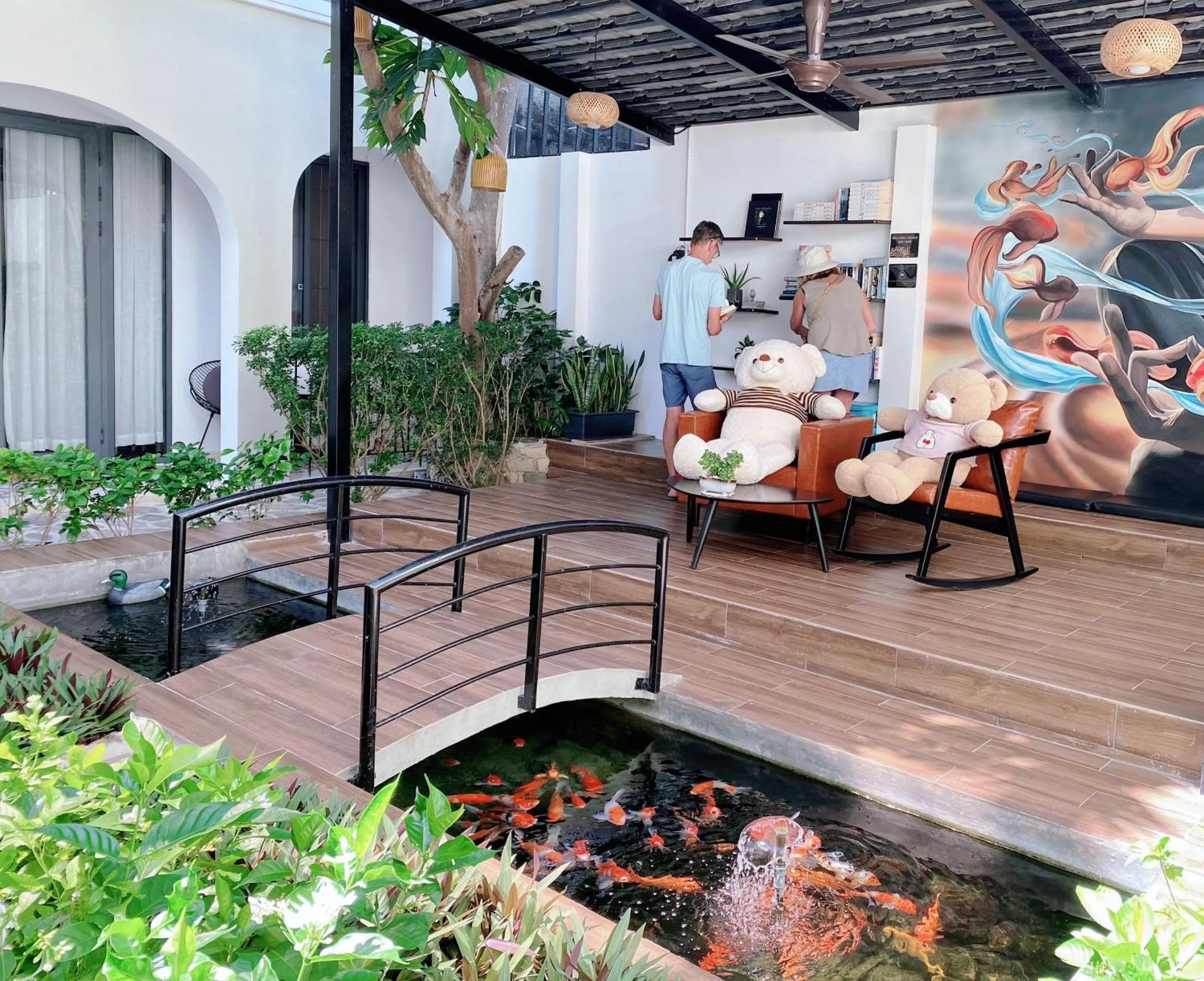 Garden in KA VILLA - AN BANG BEACH, Free pick up 3 nights