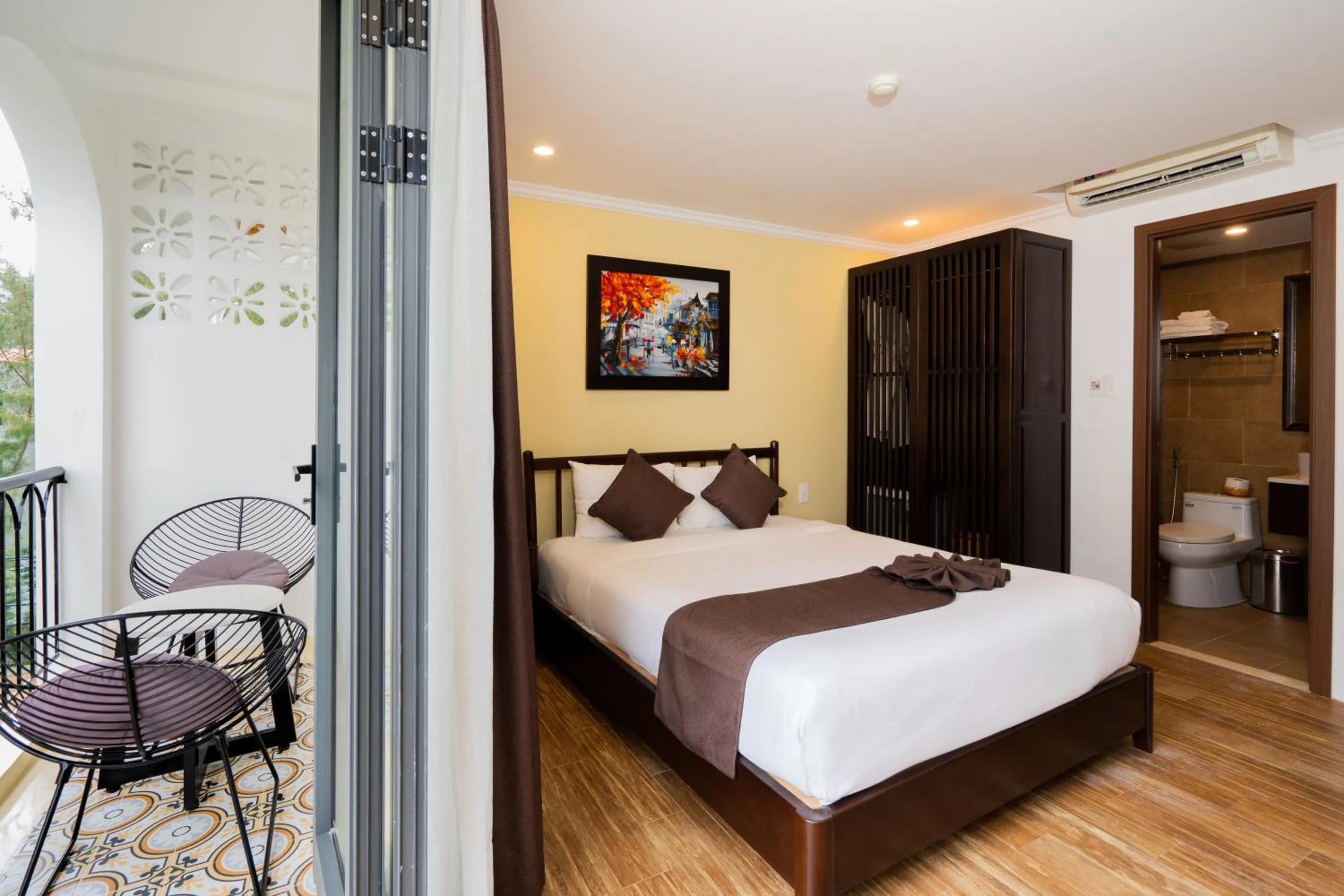 Photo of the whole room, Bed in KA VILLA - AN BANG BEACH, Free pick up 3 nights