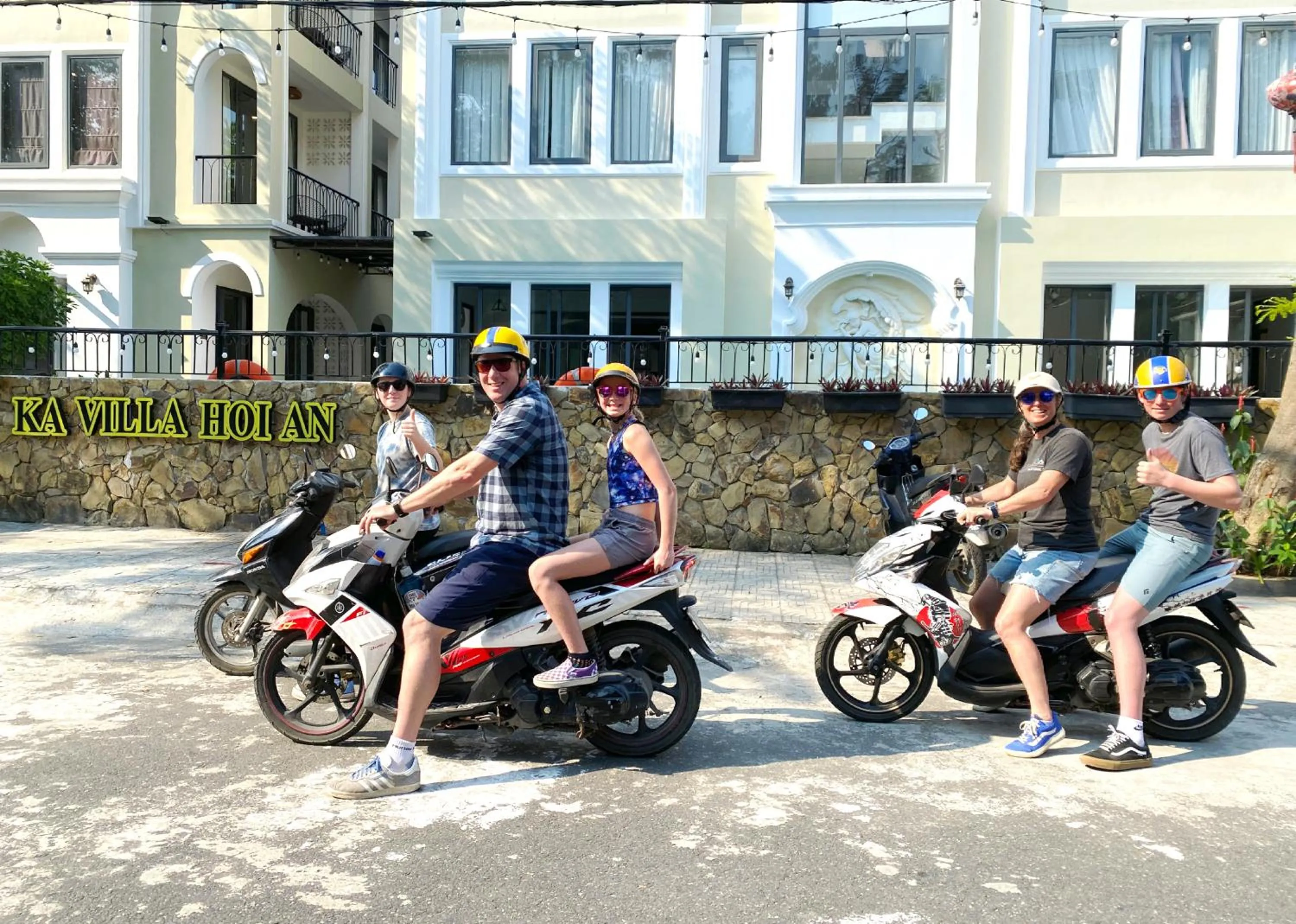 group of guests in KA VILLA - AN BANG BEACH, Free pick up 3 nights