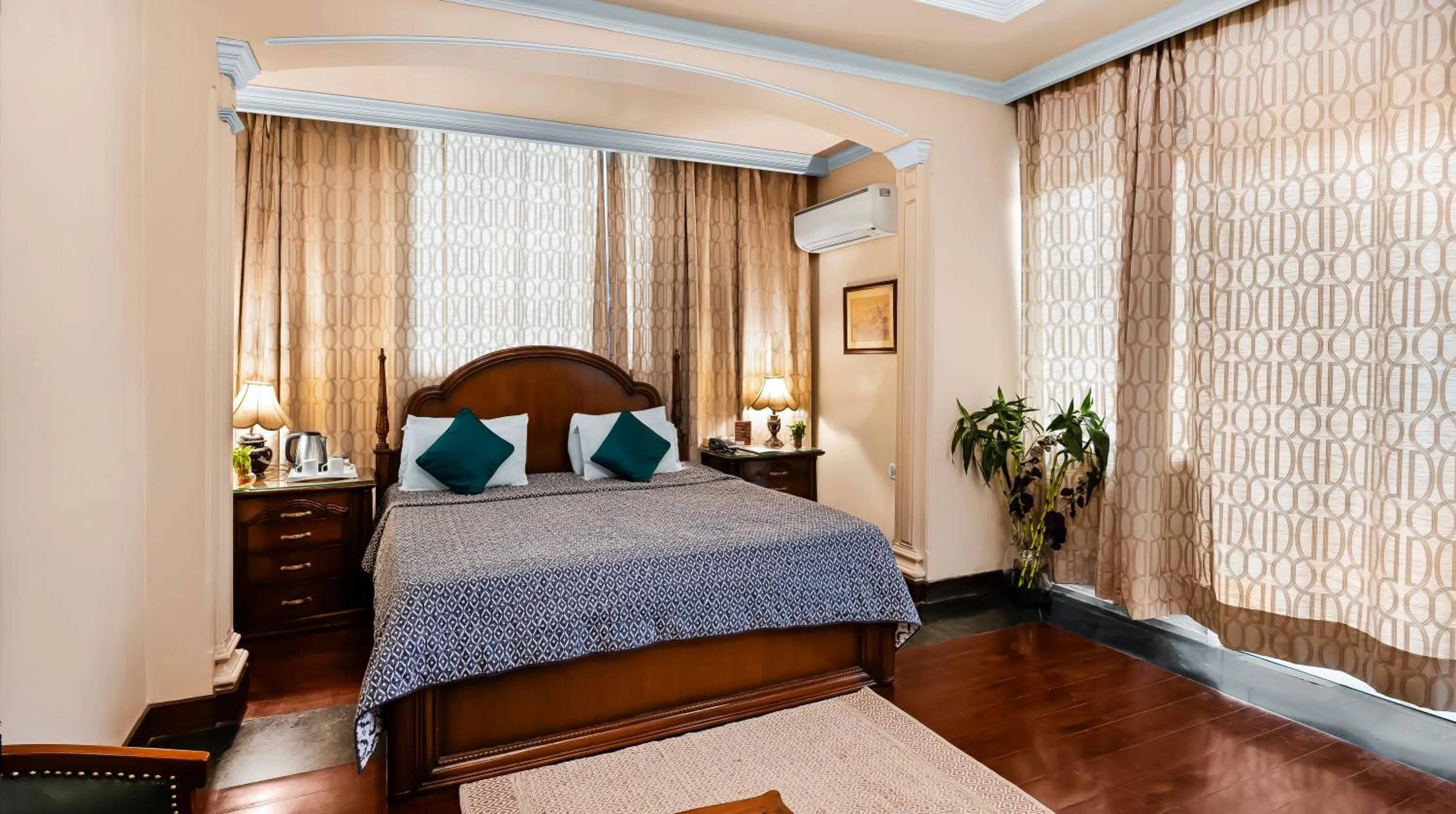Bedroom, Bed in Hotel Ajanta - Colonial Charm Award Winning Luxury Hotel in the Heart of the City