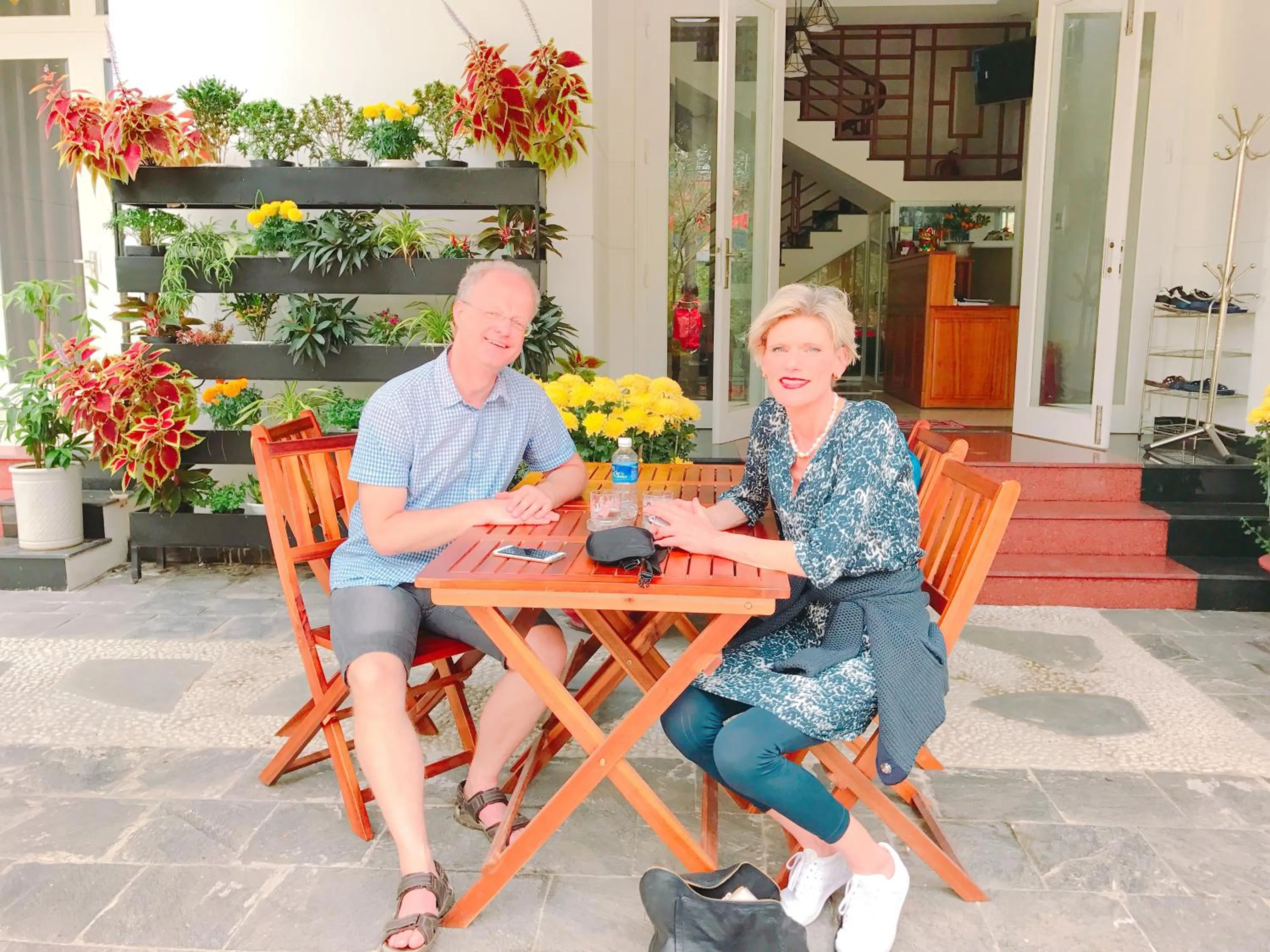Patio in Pebble Homestay