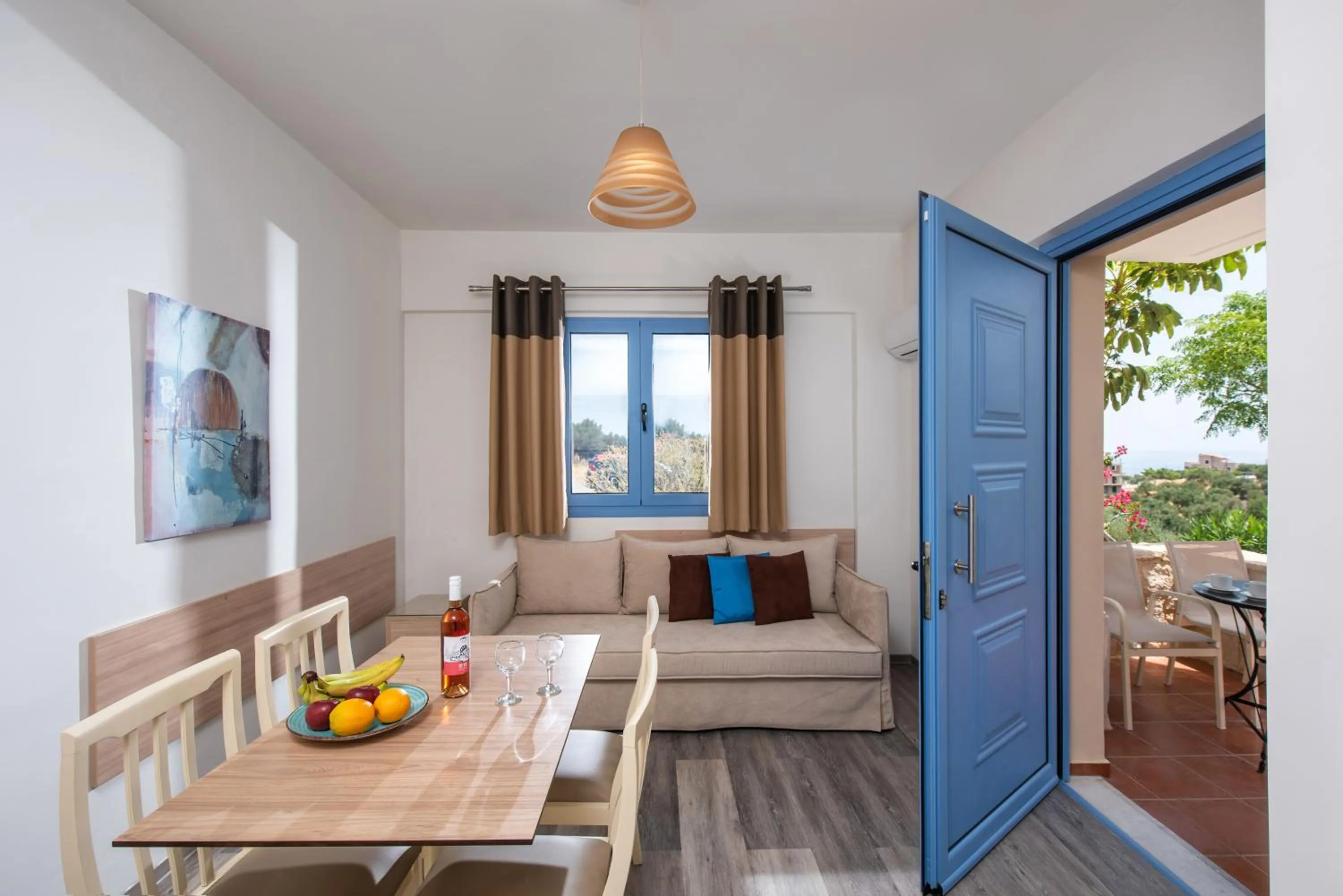 Living room in Lofos Apartments