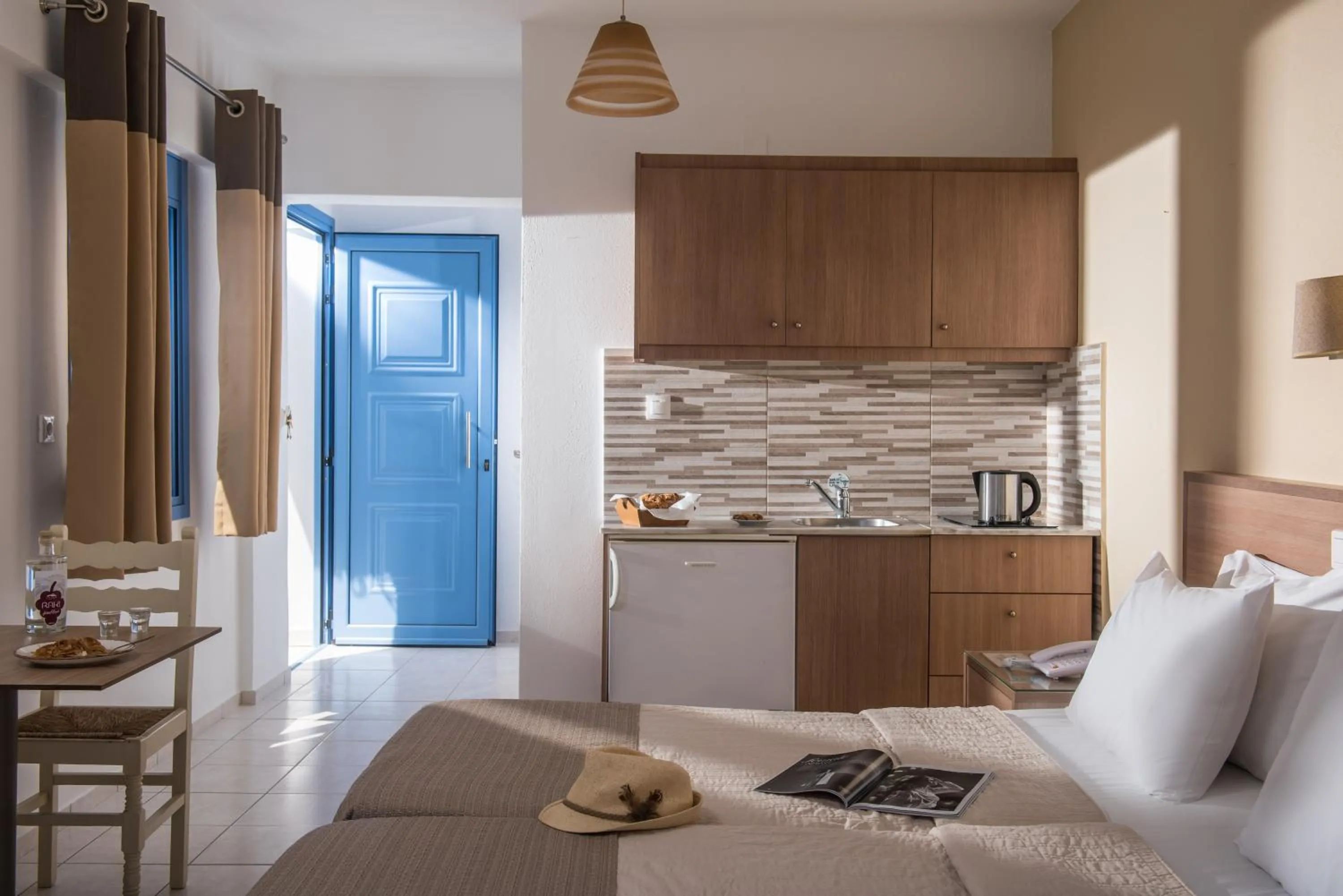 Bed in Lofos Apartments