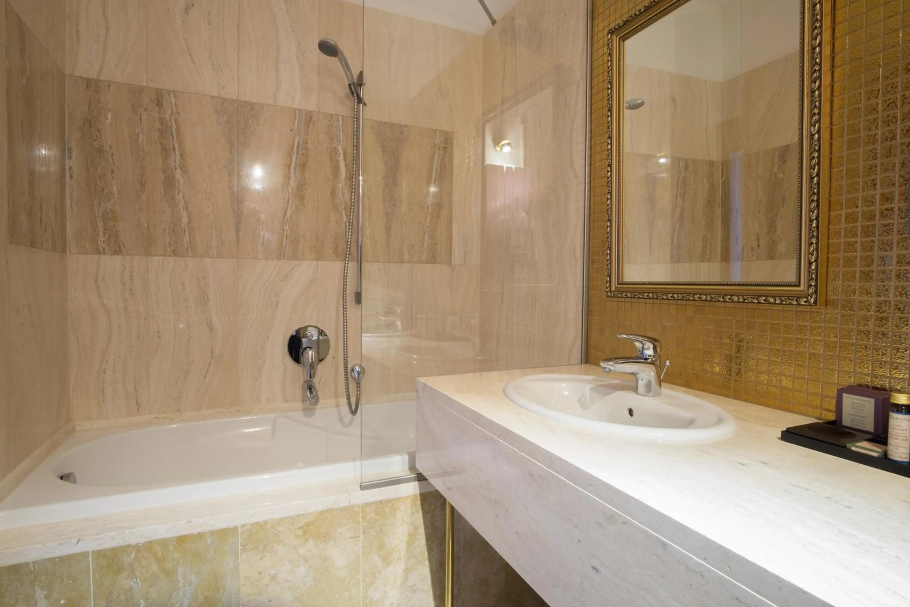 Bathroom in Boutique Hotel Slávia