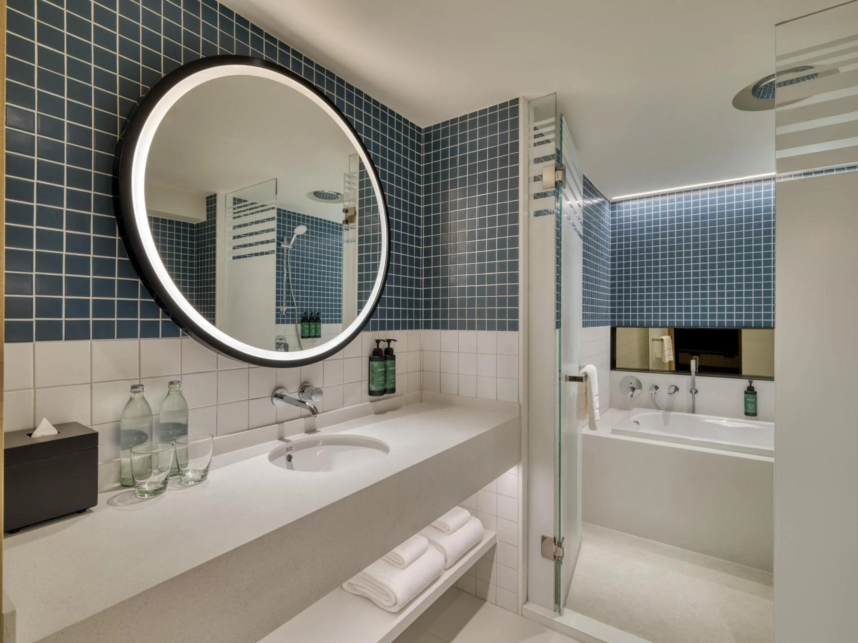 Bathroom in voco Bangkok Surawong by IHG