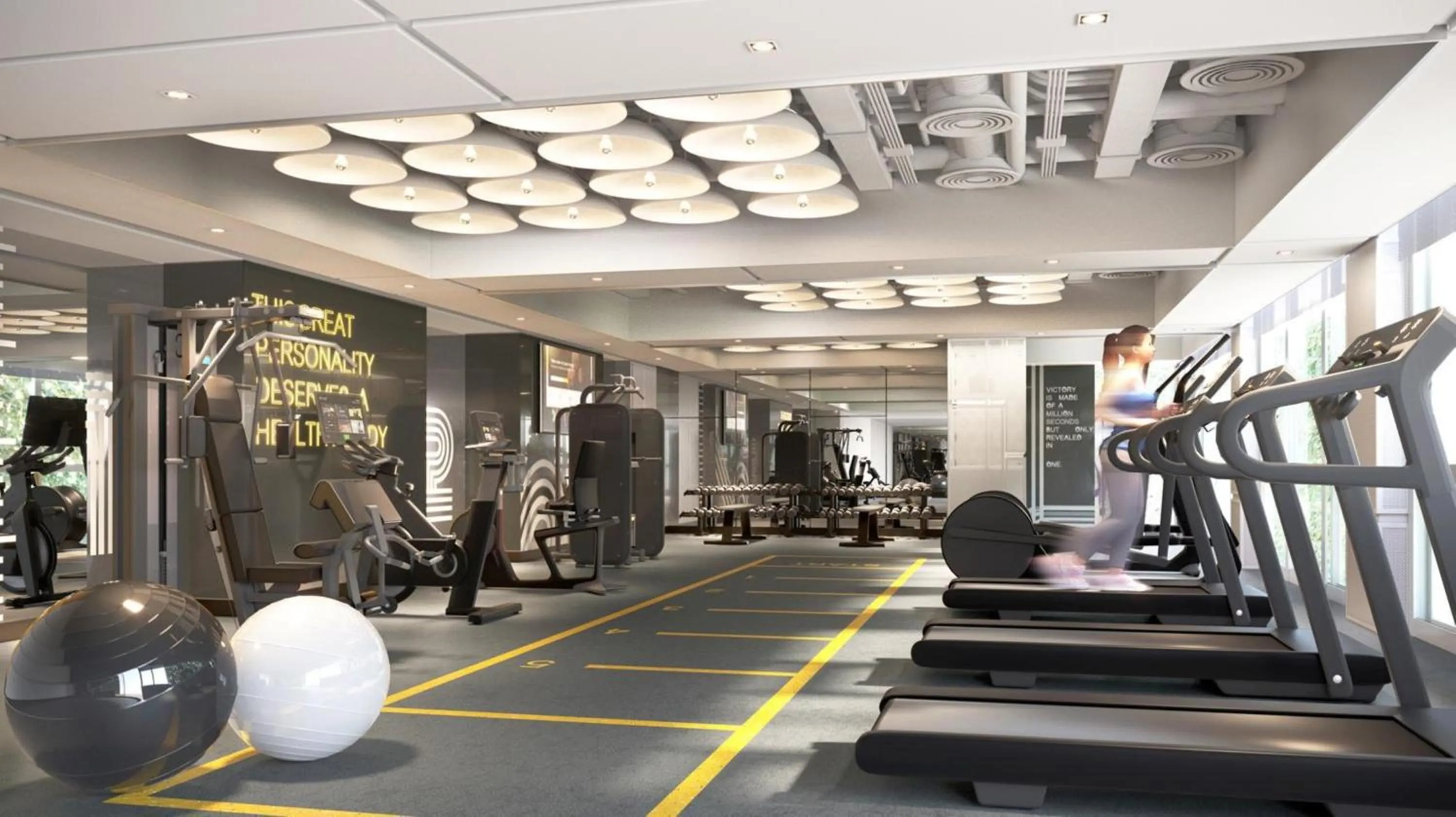 Fitness centre/facilities in voco Bangkok Surawong by IHG