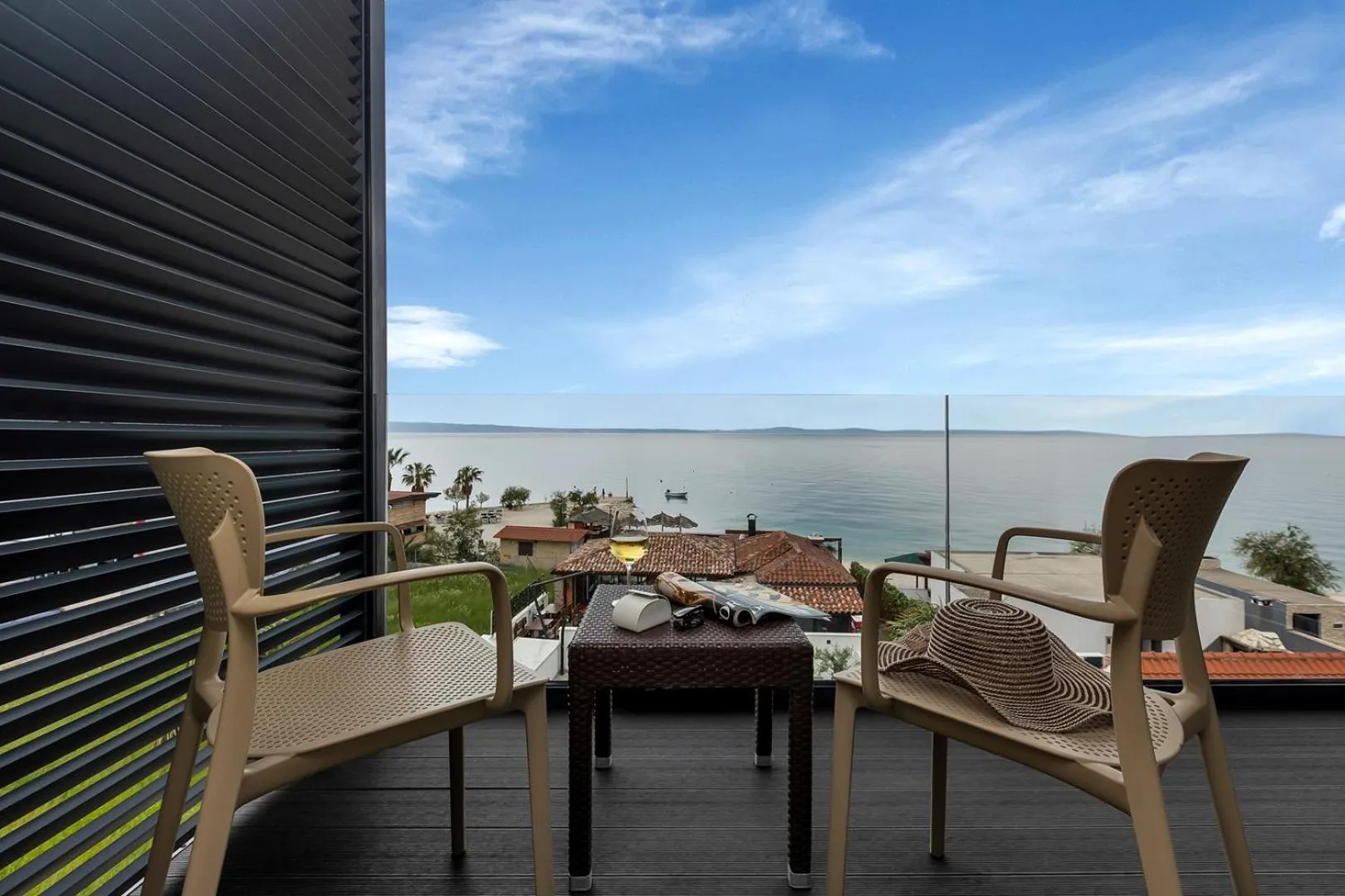 Balcony/Terrace in Beach Hotel Božikovina