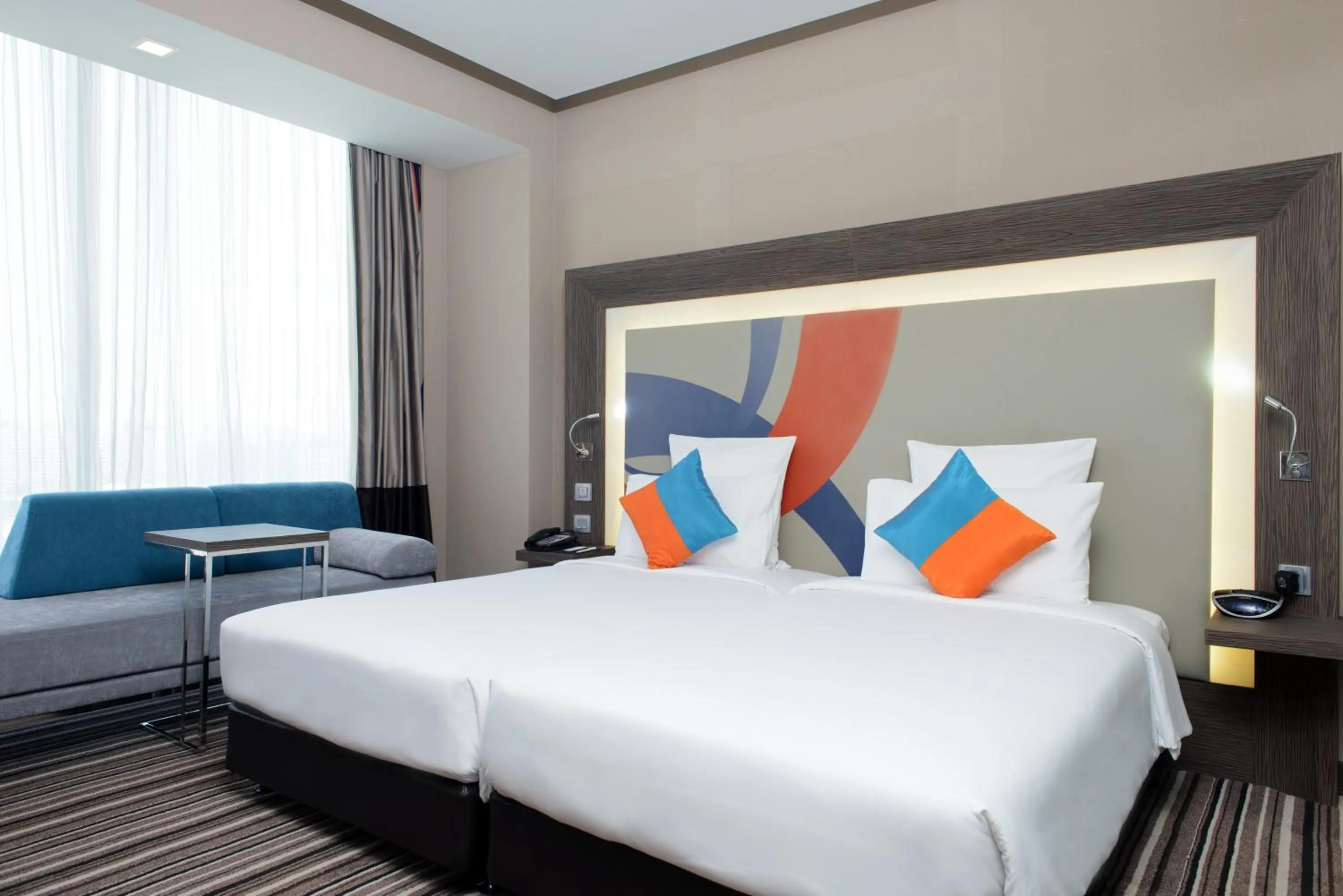 Bed in Novotel Bangkok IMPACT