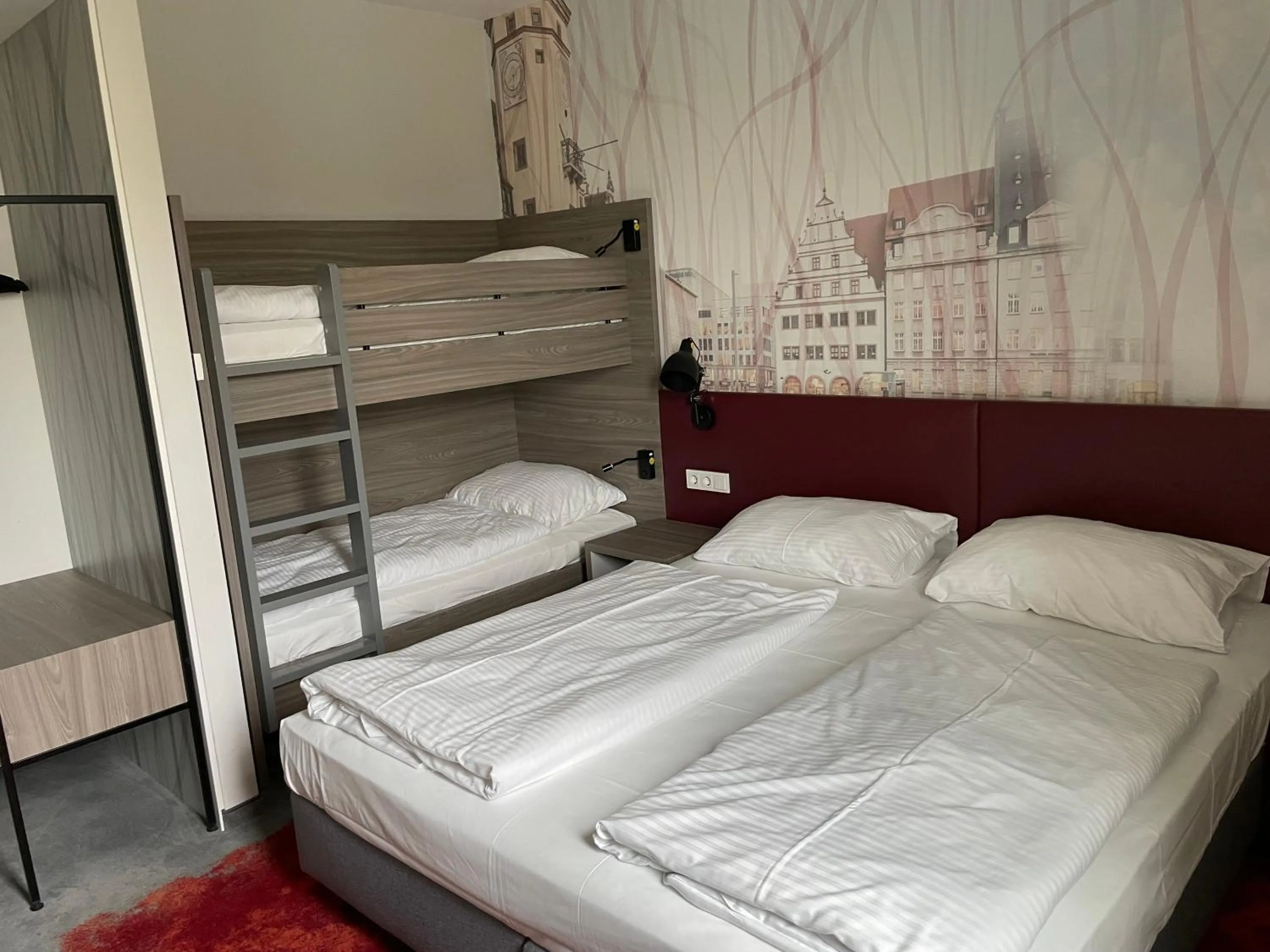 Bed in Campanile Leipzig Halle Airport