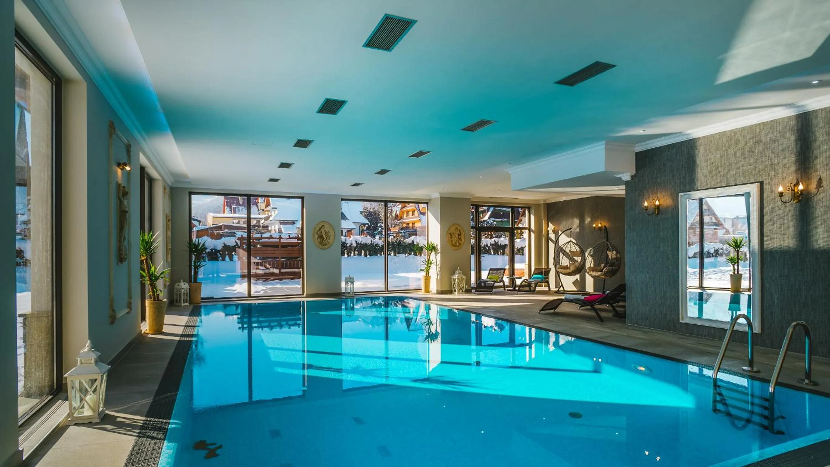 Sauna in Hotel Paryski Art & Business Zakopane - Basen Jacuzzi Sauna Małpi Gaj