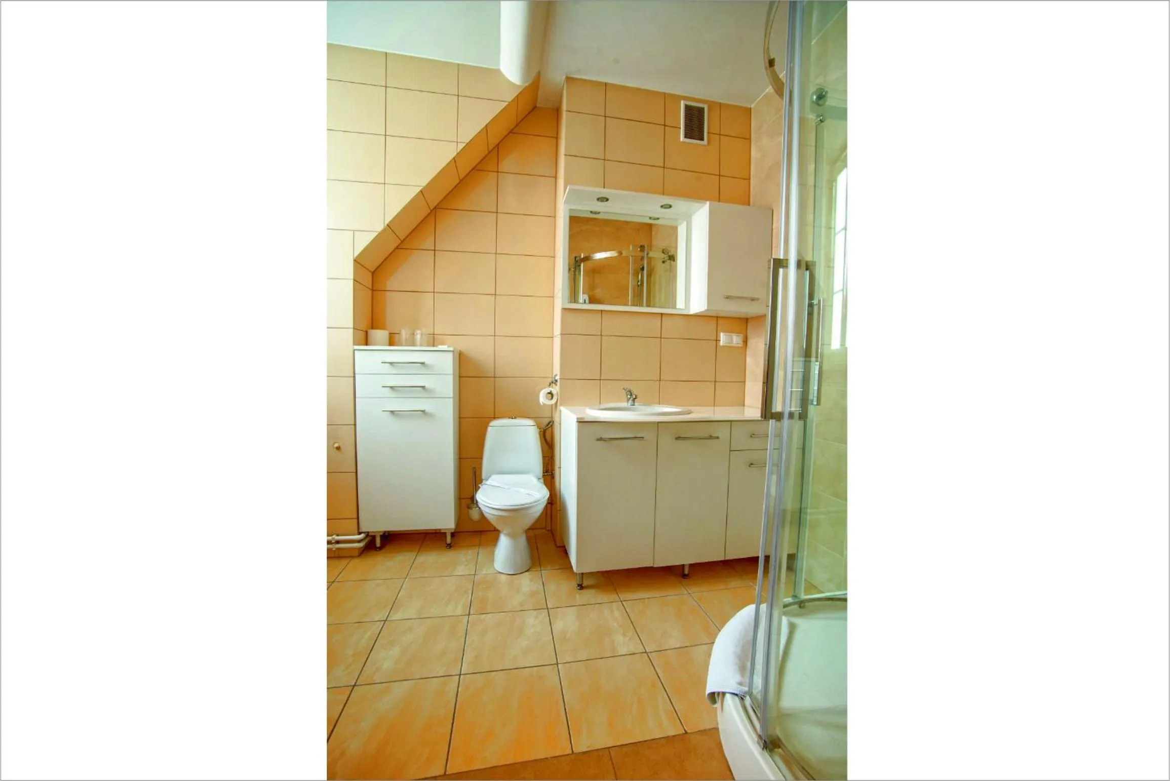 Bathroom in Hotel Adalbertus