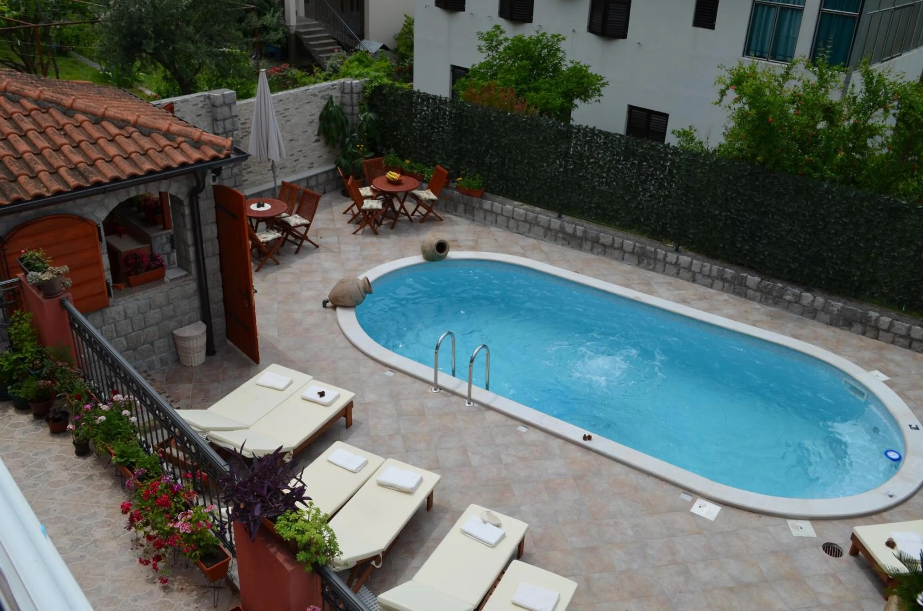 Swimming pool in Apartments Bogdanovic