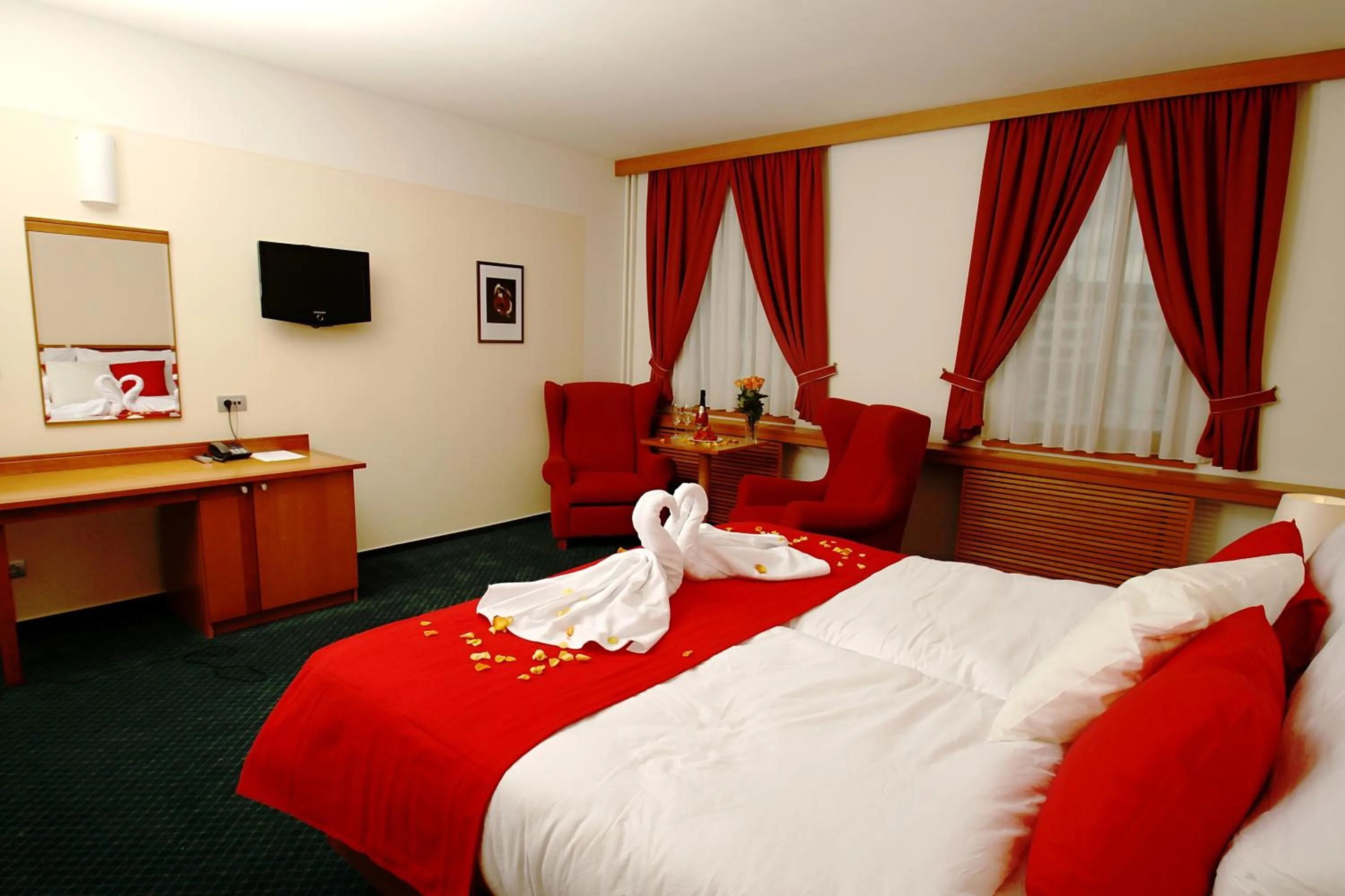 Bedroom in Hotel Slovan