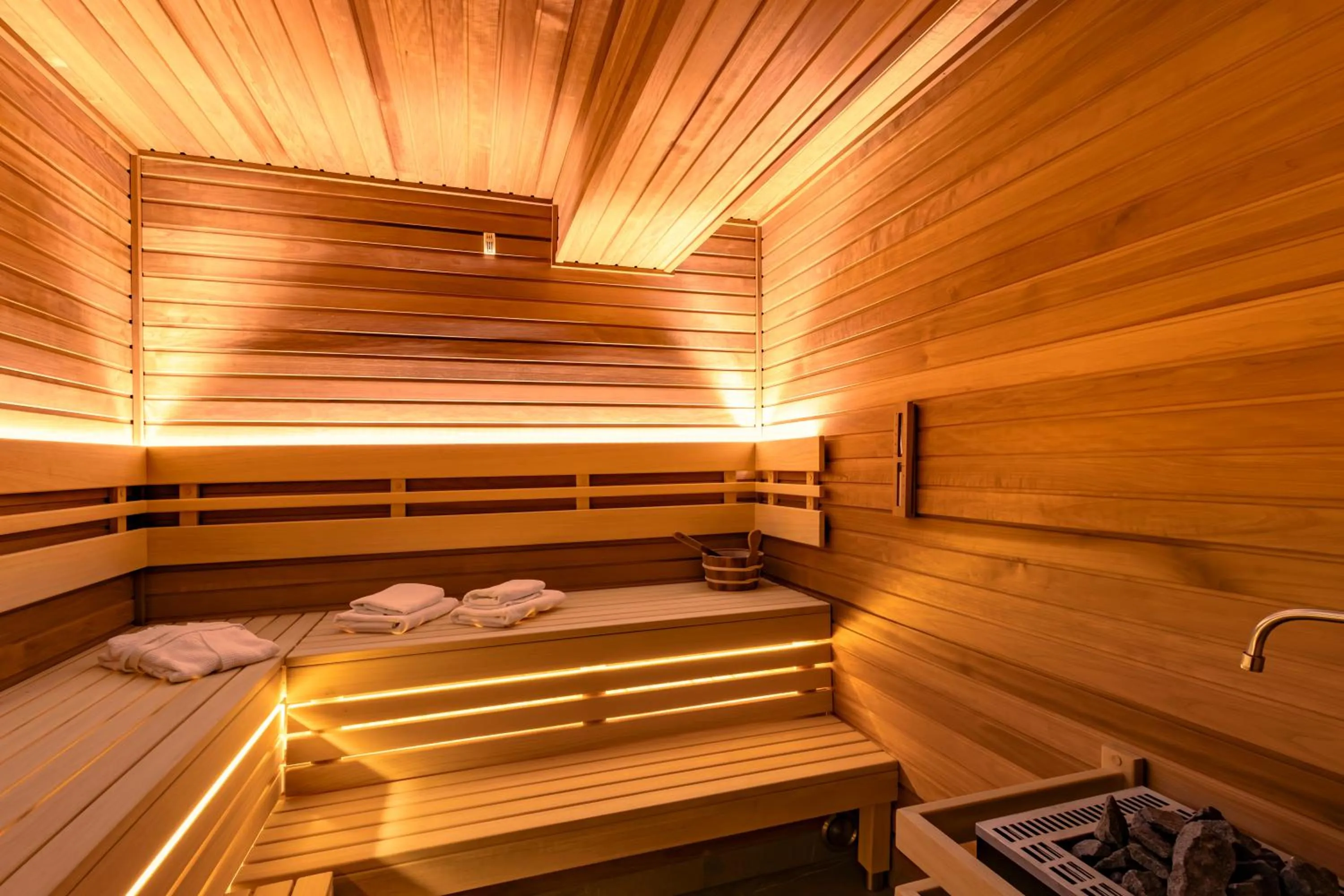 Sauna in Hotel Alpin
