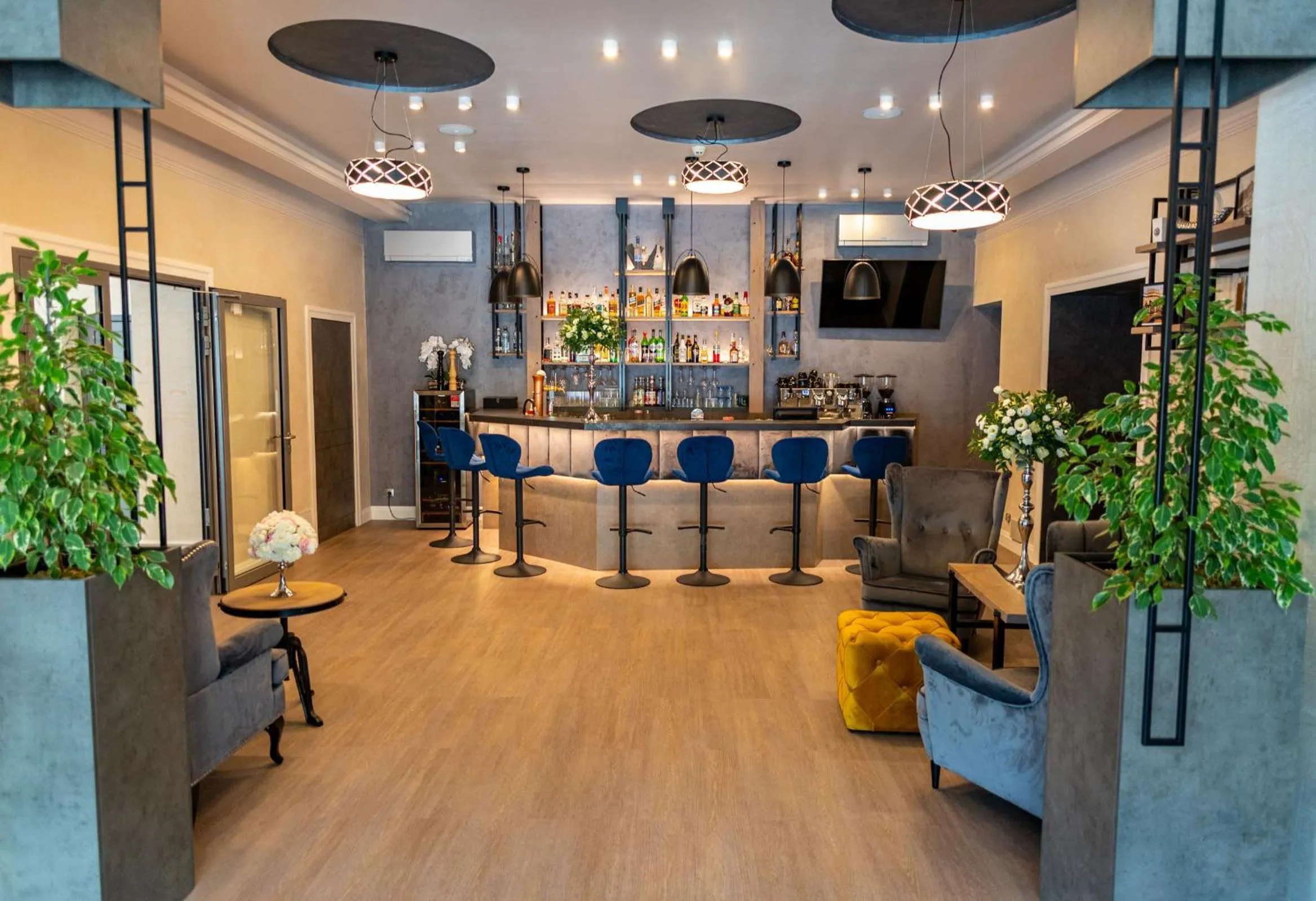 Lobby or reception in Hotel Alpin