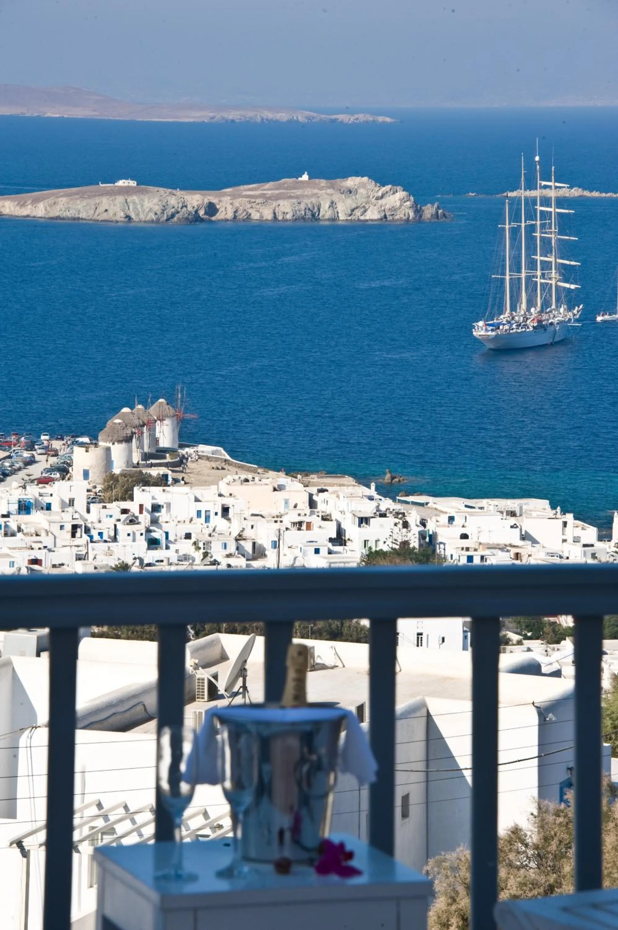 Balcony/Terrace in Hermes Mykonos Hotel