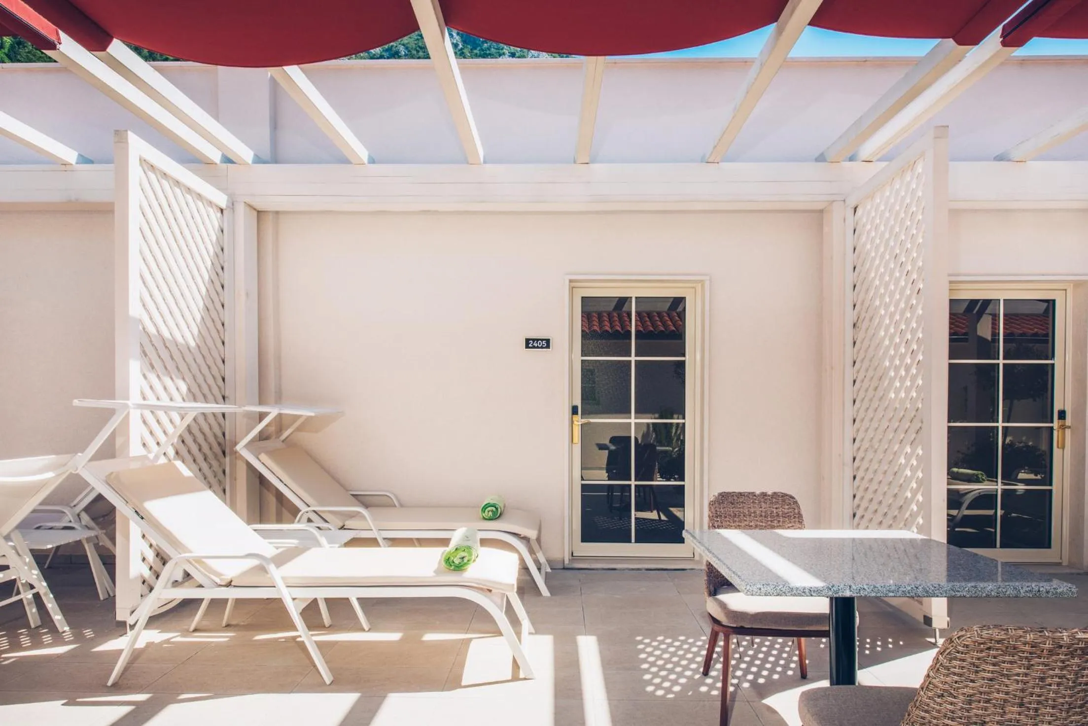 Balcony/Terrace in Heritage Grand Perast By Rixos