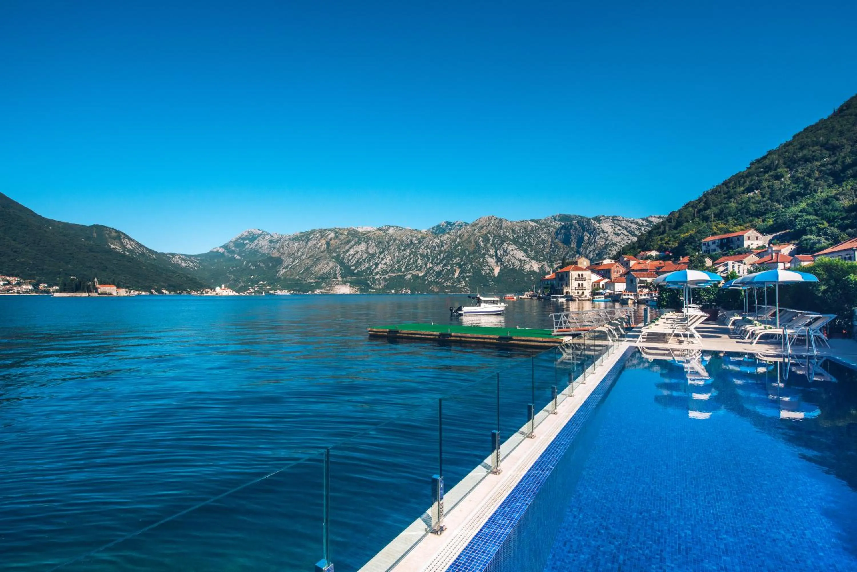 Swimming pool in Heritage Grand Perast By Rixos