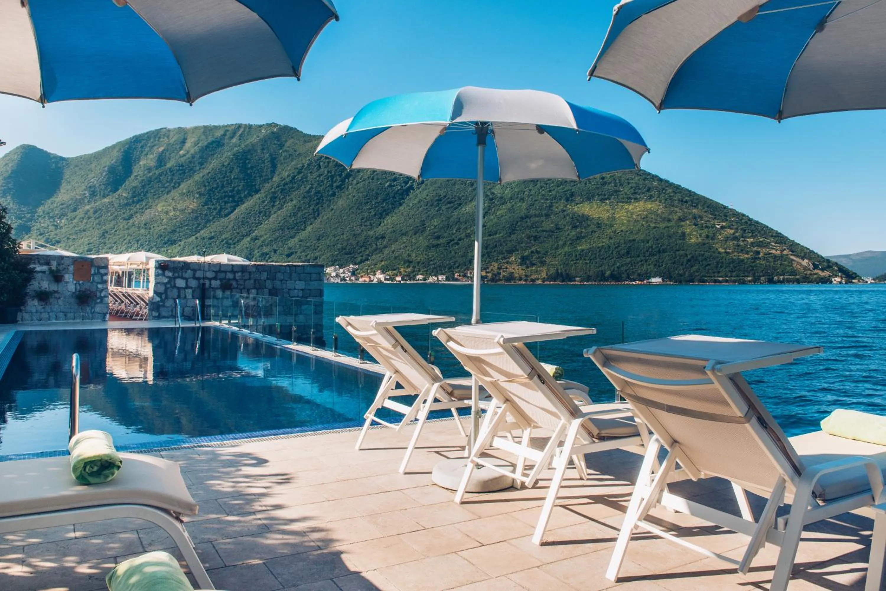 Swimming pool in Heritage Grand Perast By Rixos