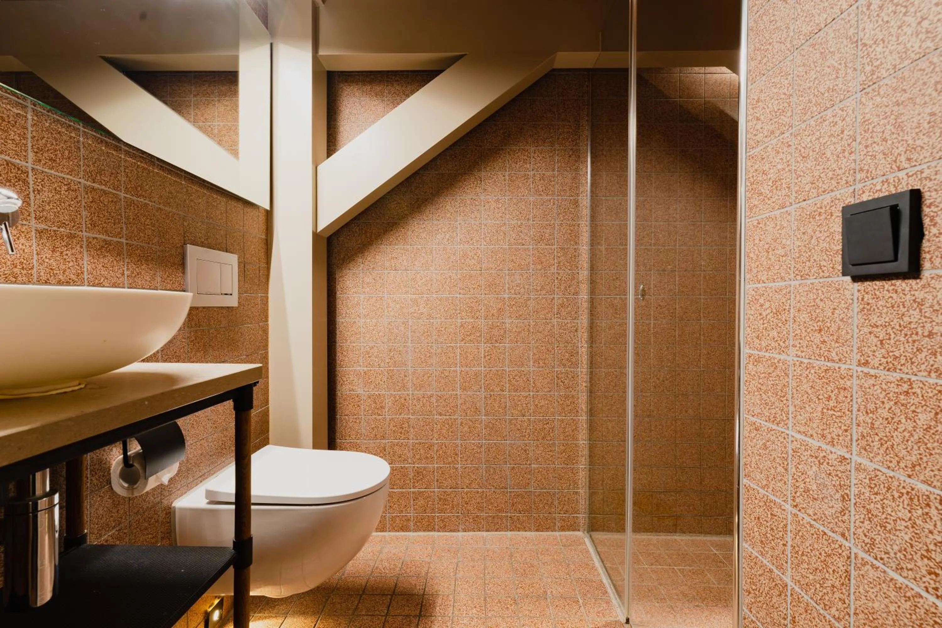 Shower in Hotel van de Vijsel