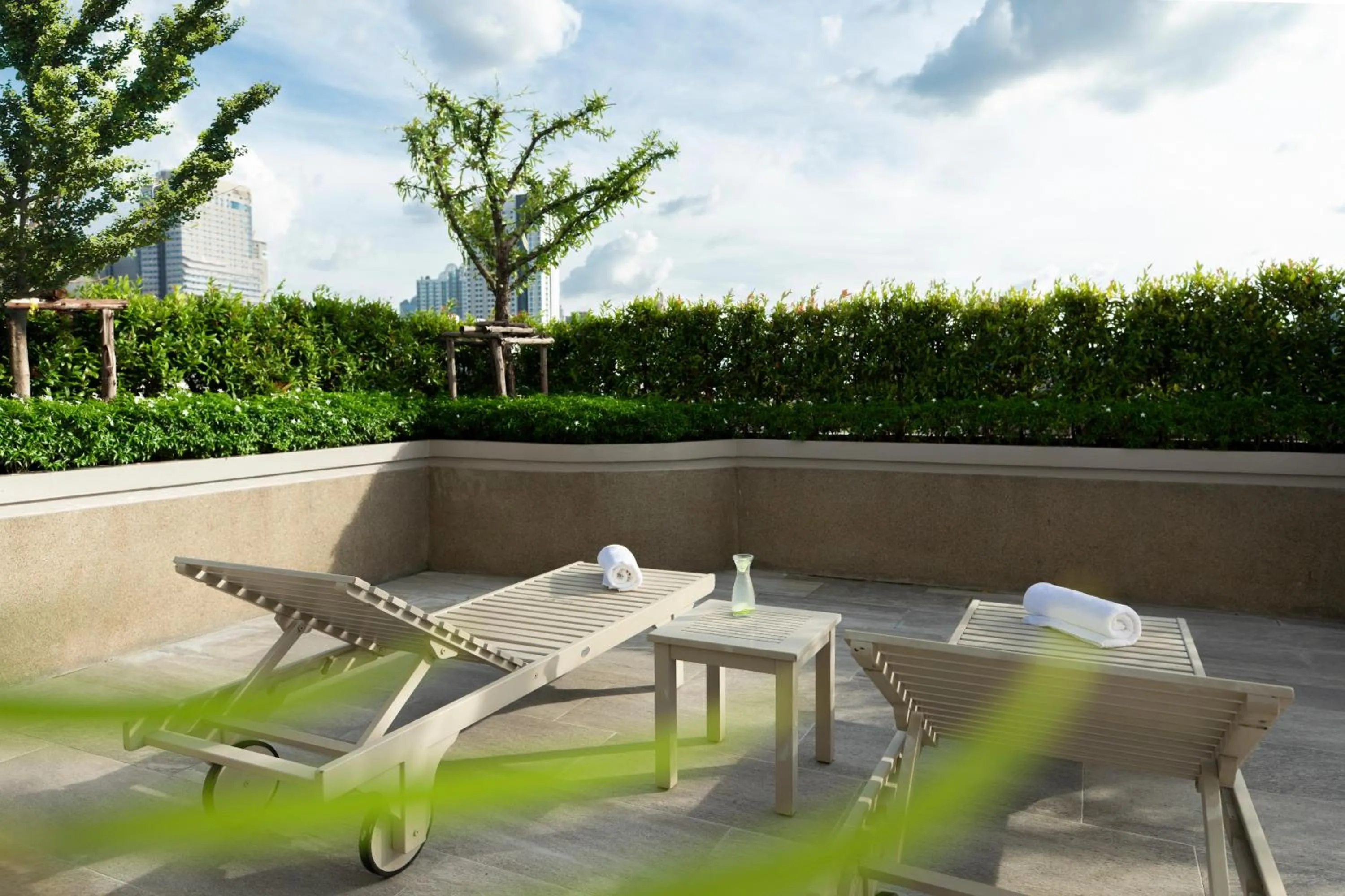 Seating area in BU Place Hotel