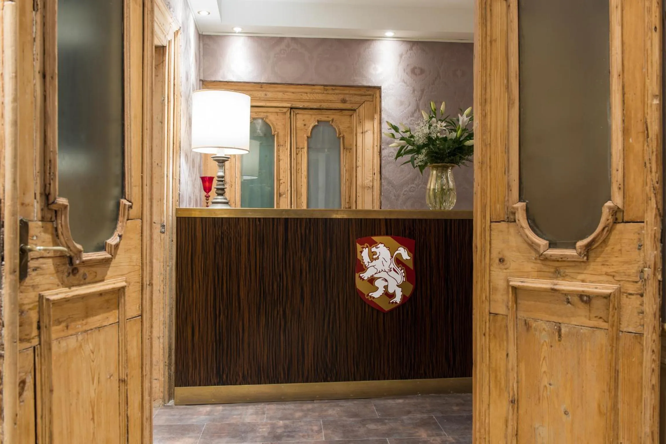 Lobby or reception in Locanda Leon Bianco on the Grand Canal