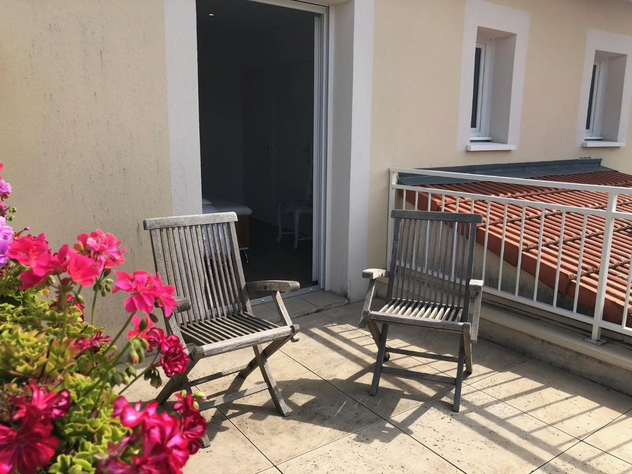 Patio in Les chambres d'hôtes de Pascale