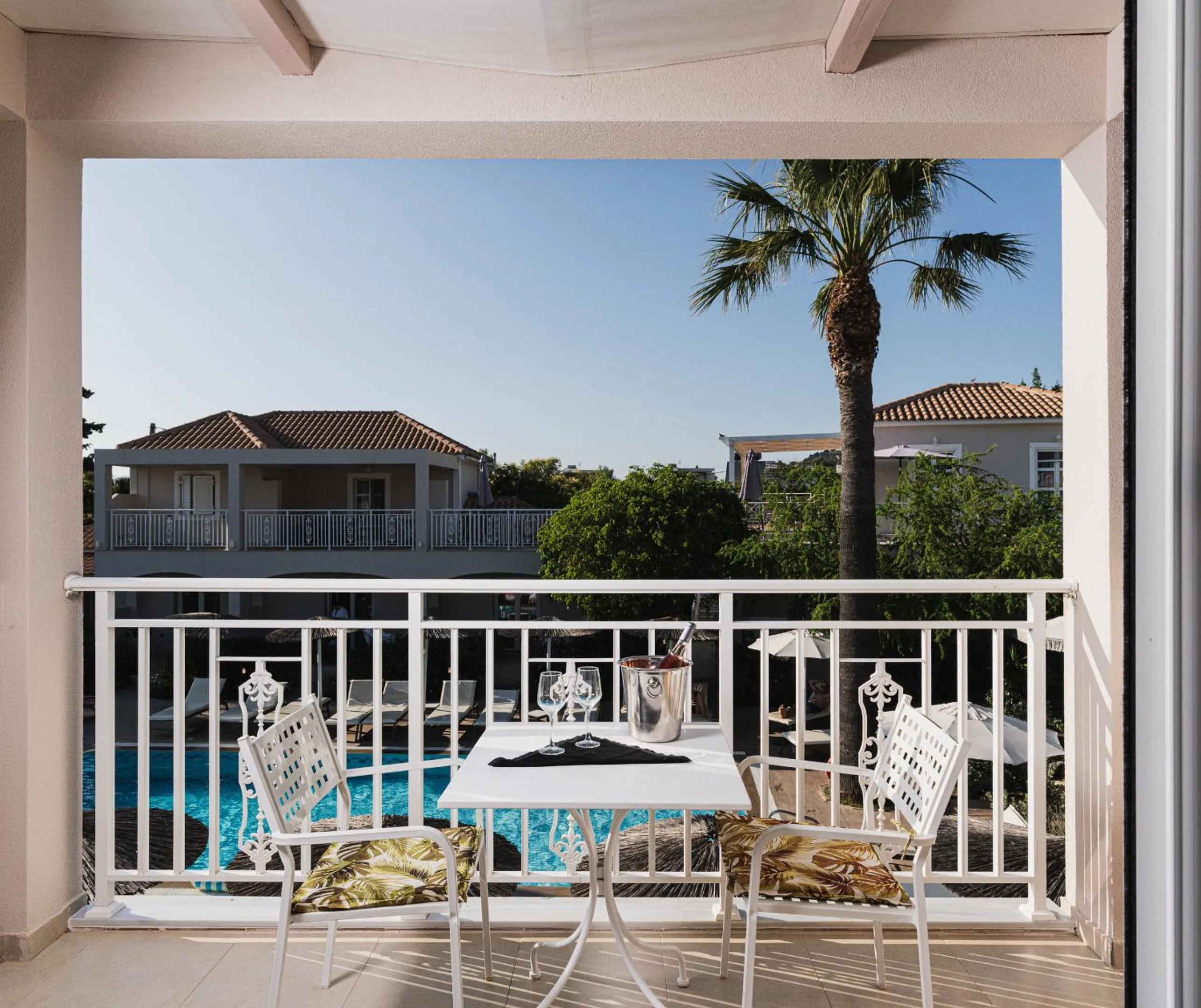 Balcony/Terrace in Aeolos Boutique Hotel & Suites