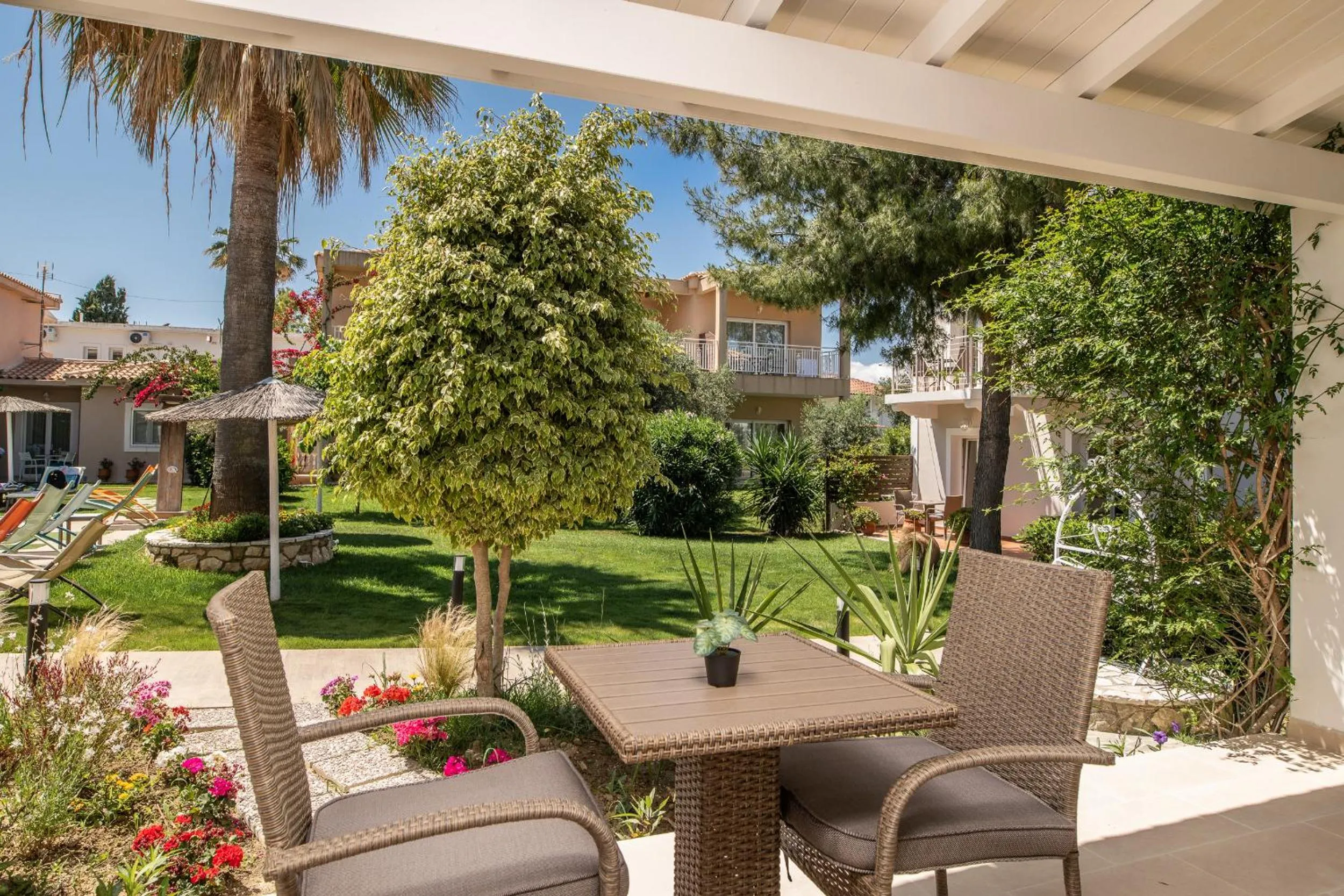 Garden view in Aeolos Boutique Hotel & Suites