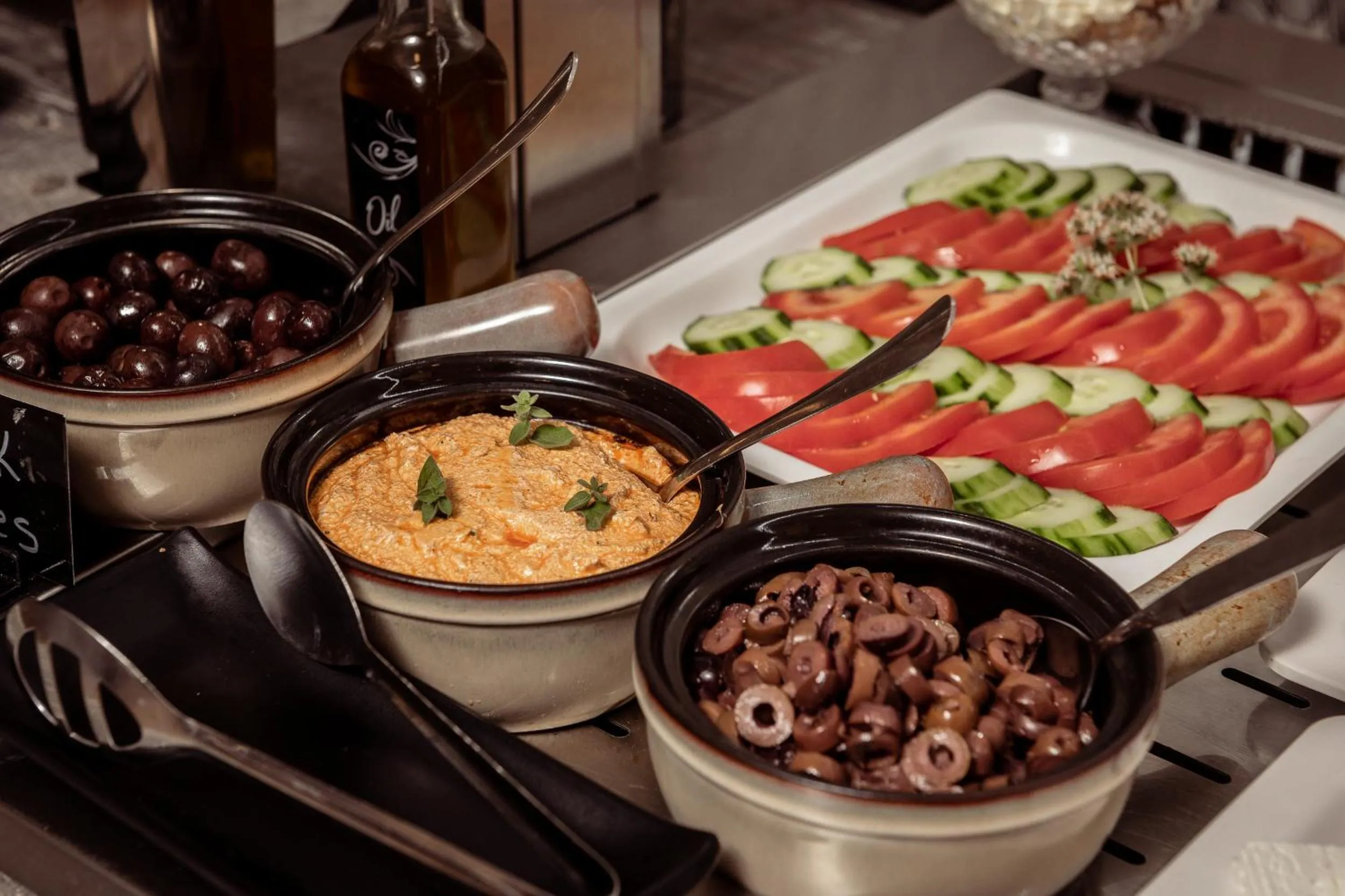 Buffet breakfast in Aeolos Boutique Hotel & Suites