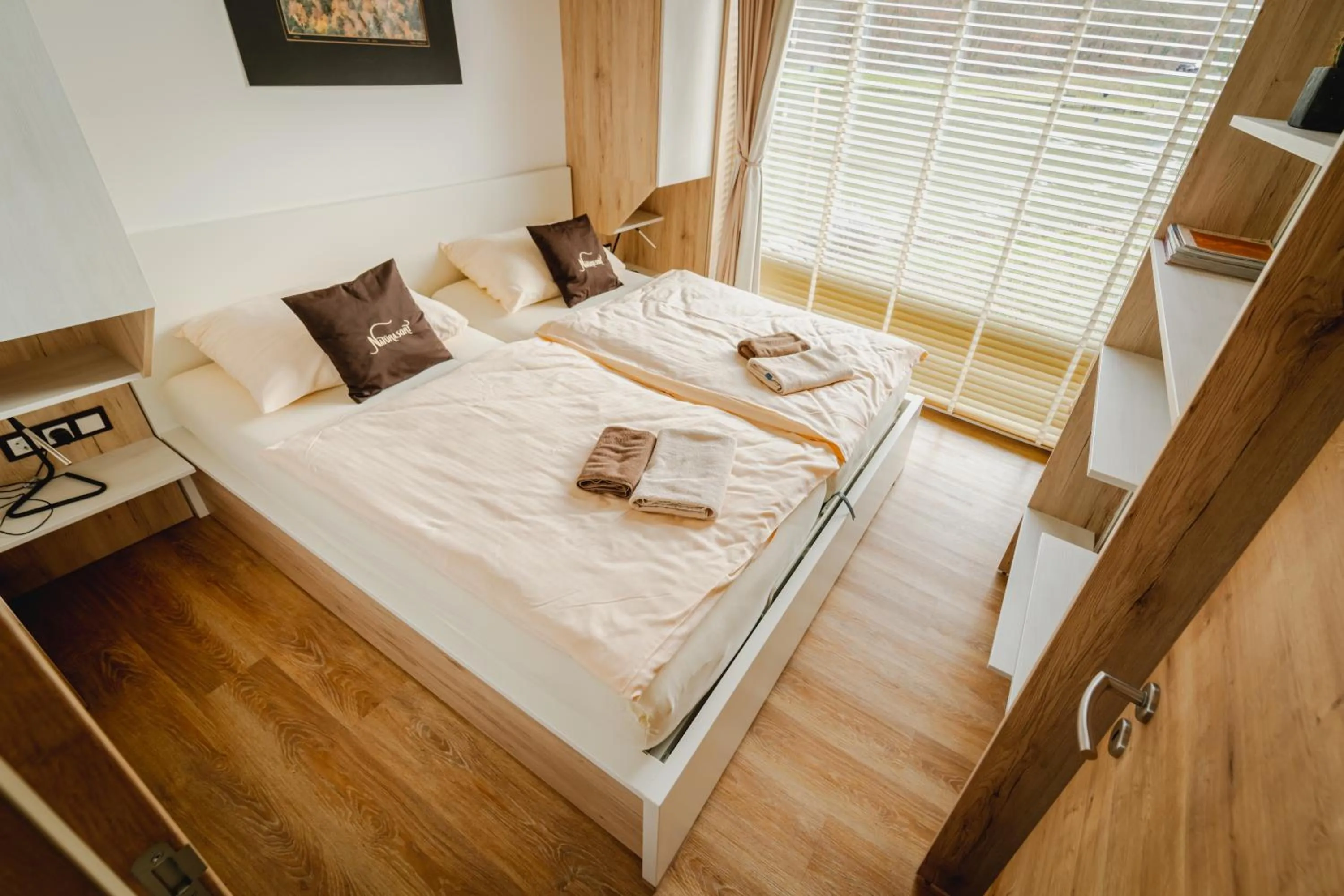 Bedroom, Bed in Naturasort Holiday Houses