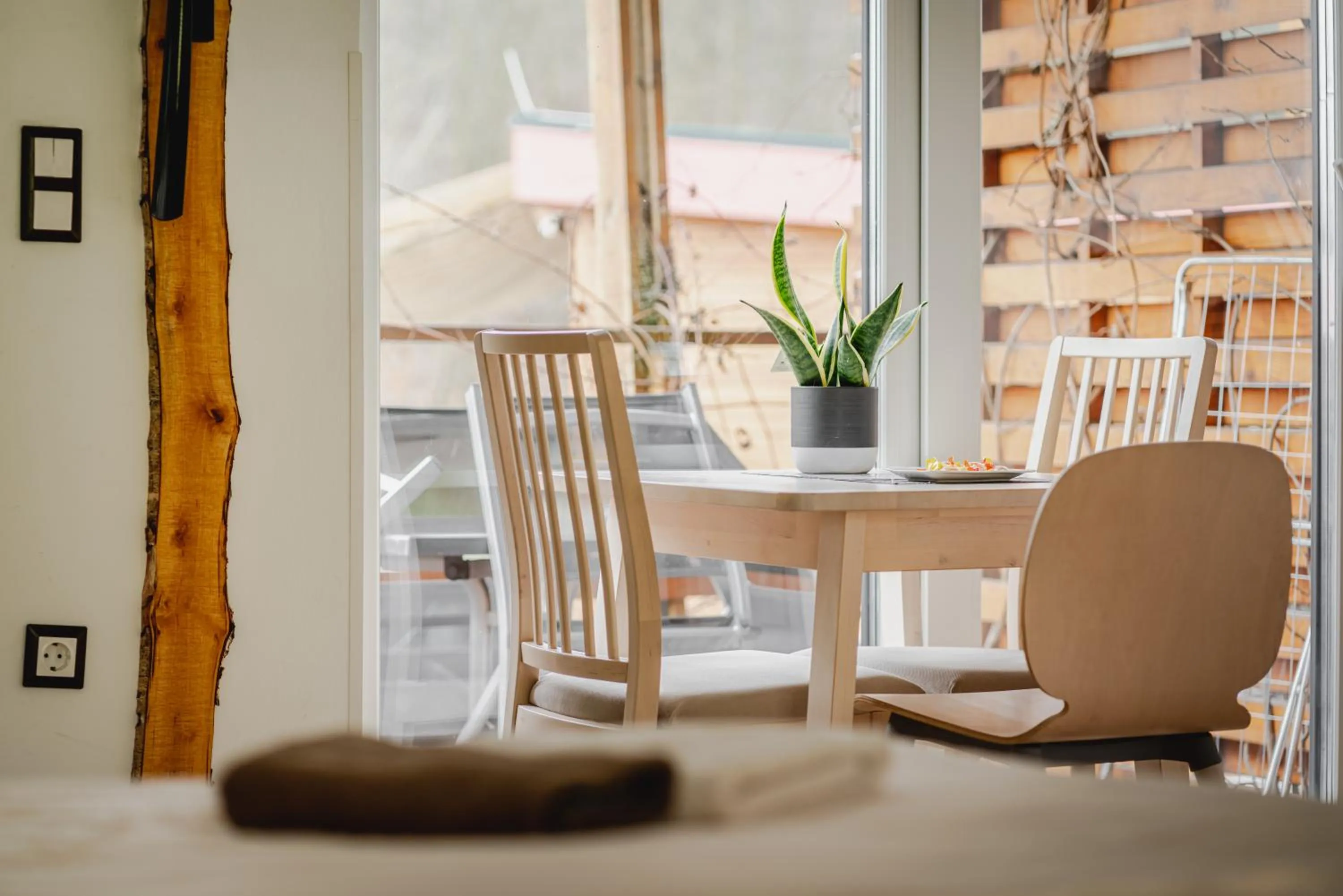 Dining area in Naturasort Holiday Houses