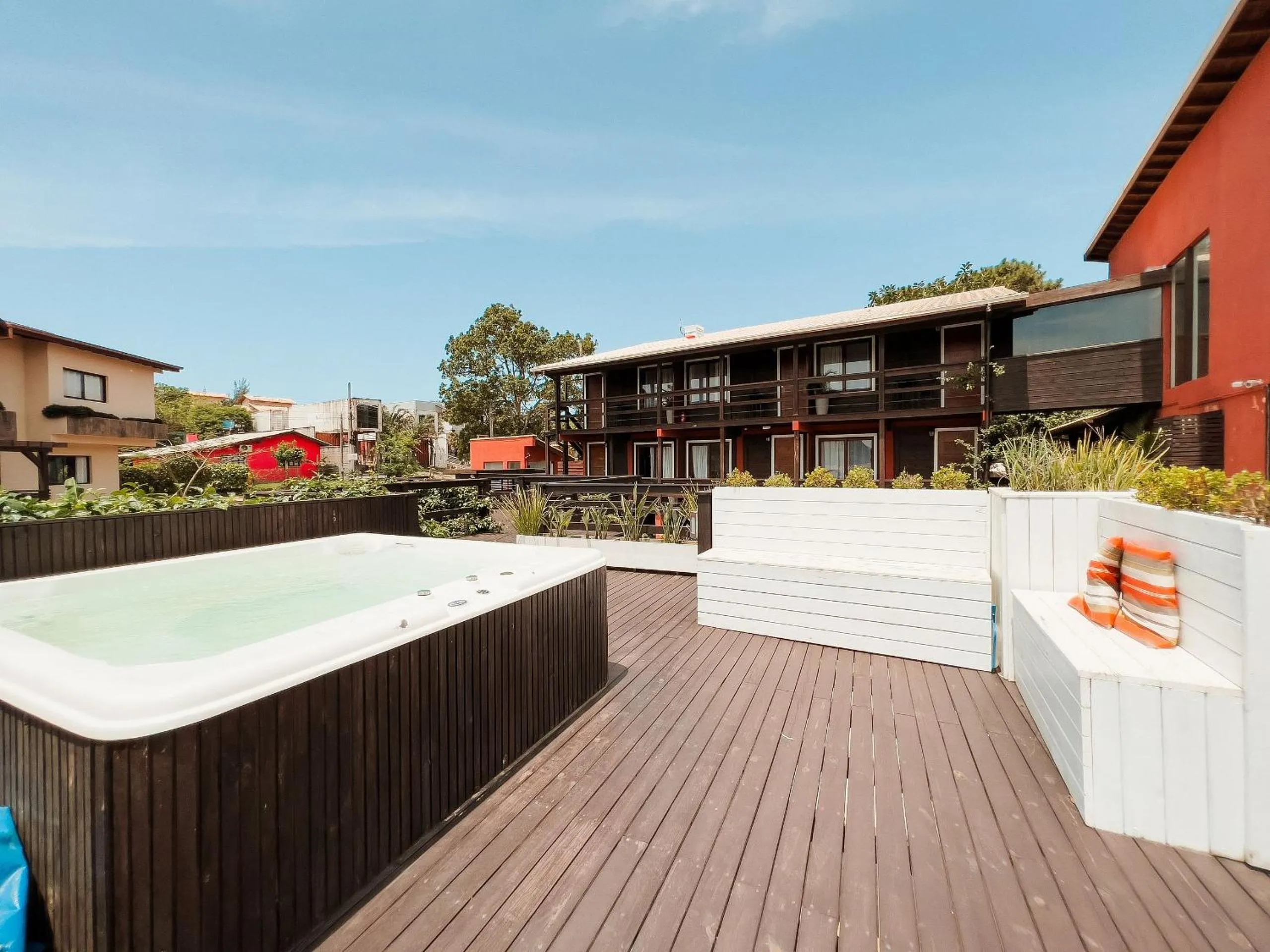 Balcony/Terrace in Pousada Solar dos Lírios - Praia do Rosa