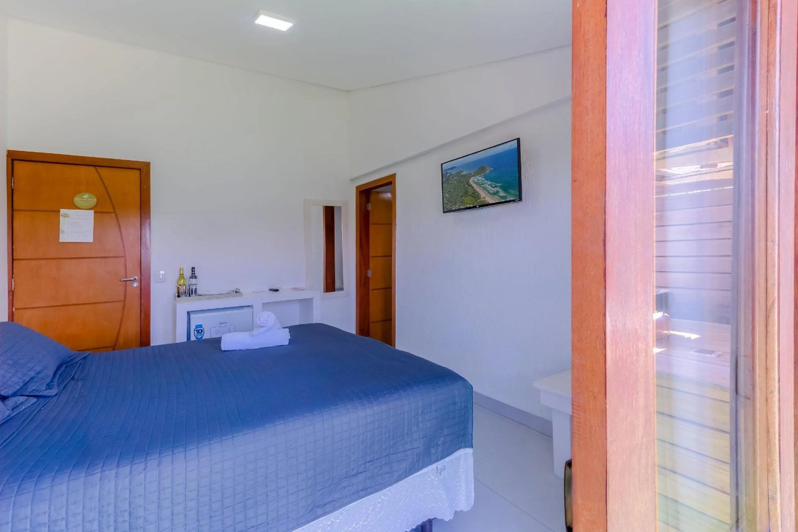 Bedroom, Bed in Pousada Solar dos Lírios - Praia do Rosa